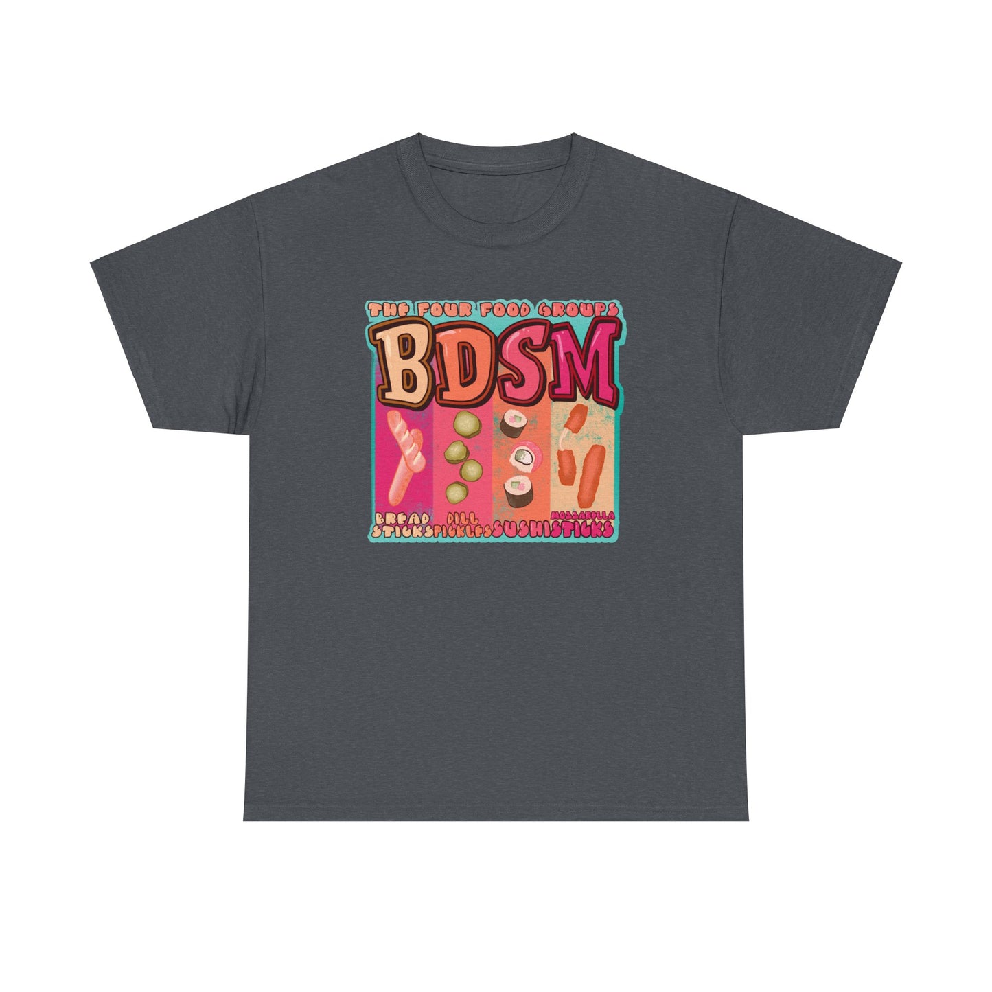 Four Food Groups Unisex Heavy Cotton Tee