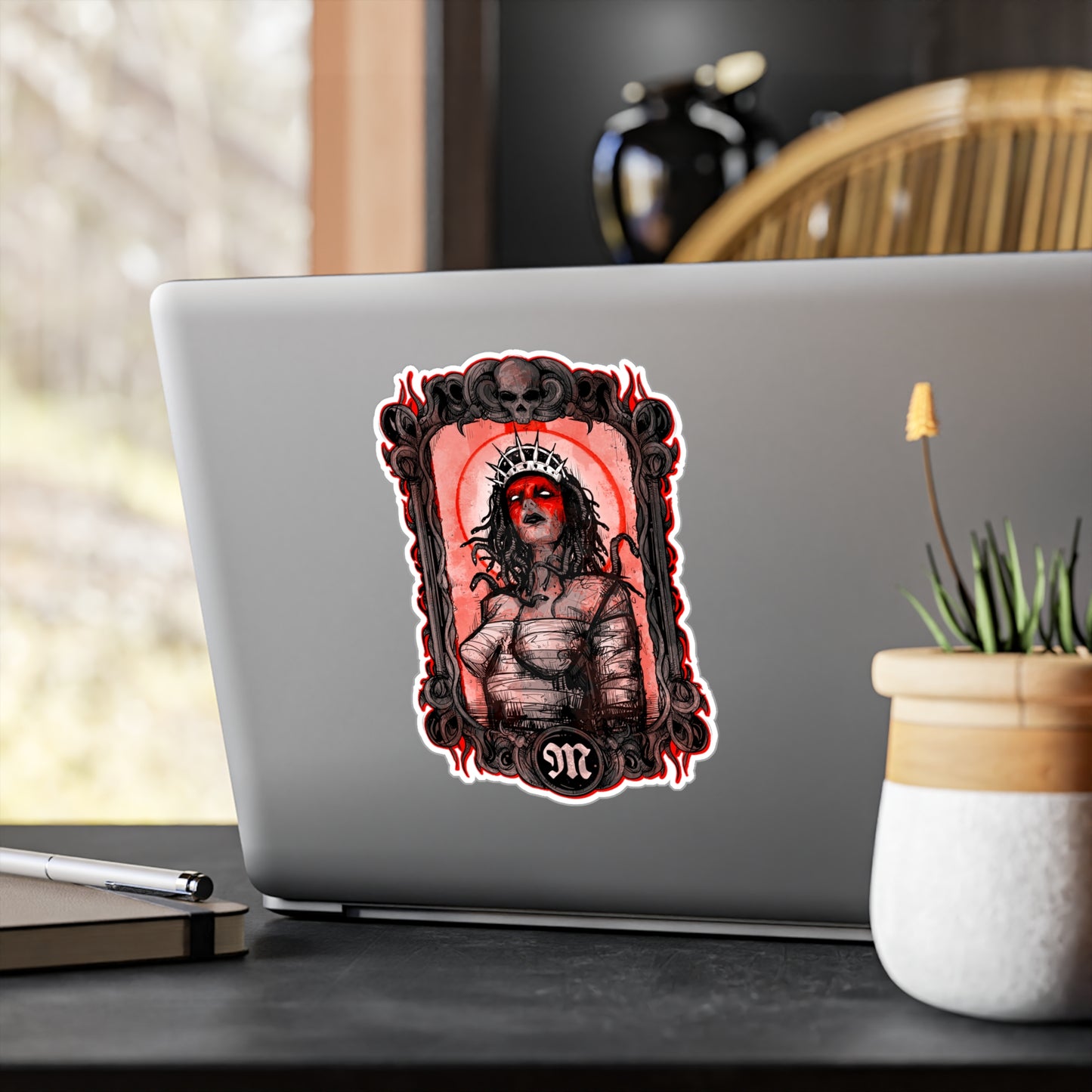 Queen Medusa Kiss-Cut Vinyl Decal