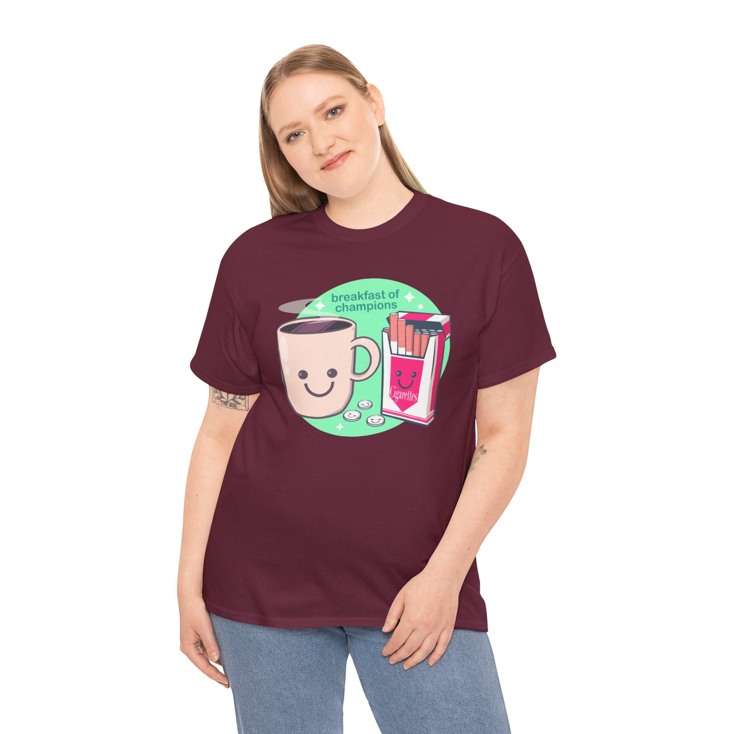Breakfast of Champions Unisex Heavy Cotton Tee