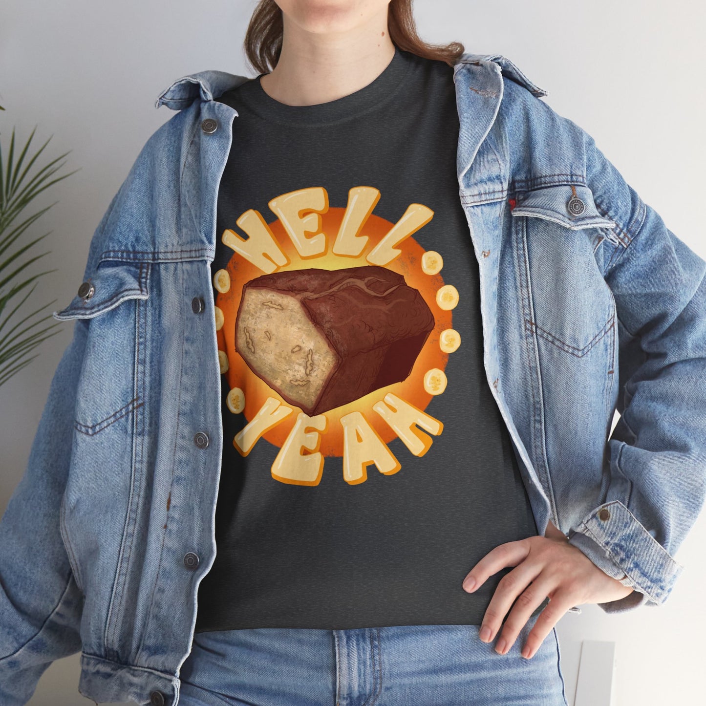 Banana Bread At Work Unisex Heavy Cotton Tee