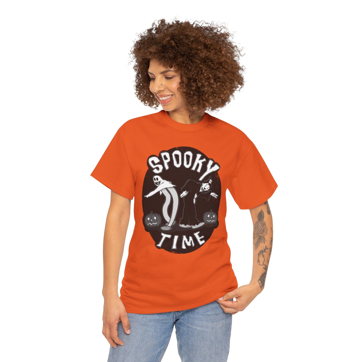 Spooky Time Unisex Heavy Cotton Tee