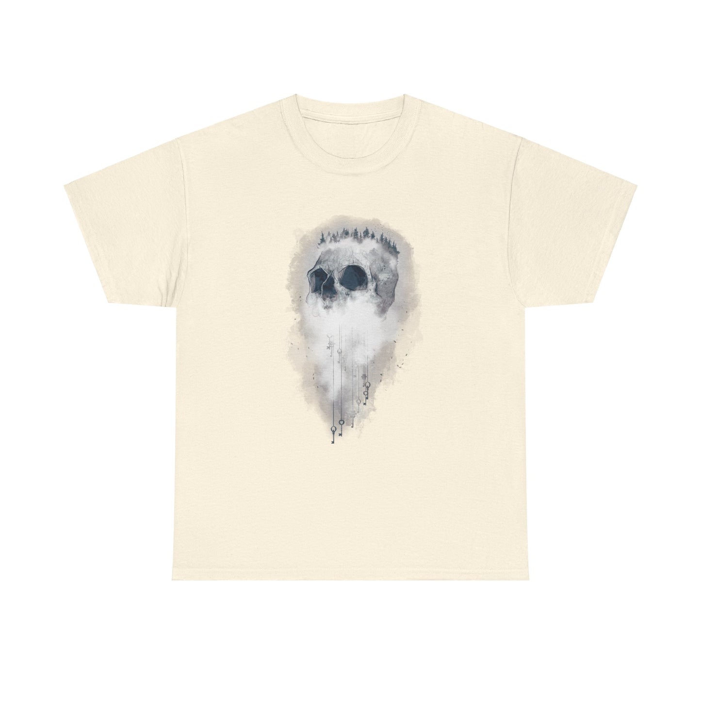 Elemental Skull Air Unisex Heavy Cotton Tee