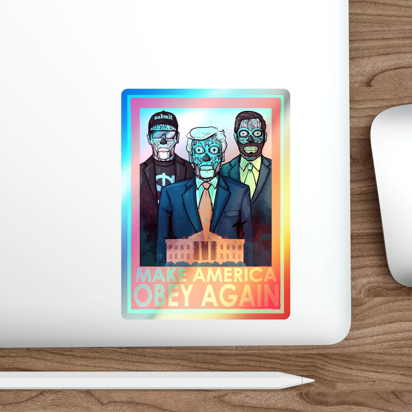 MAOA Holographic Die-cut Stickers