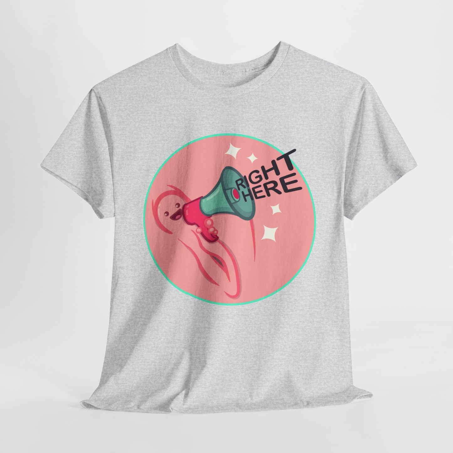 Right Here Unisex Heavy Cotton Tee