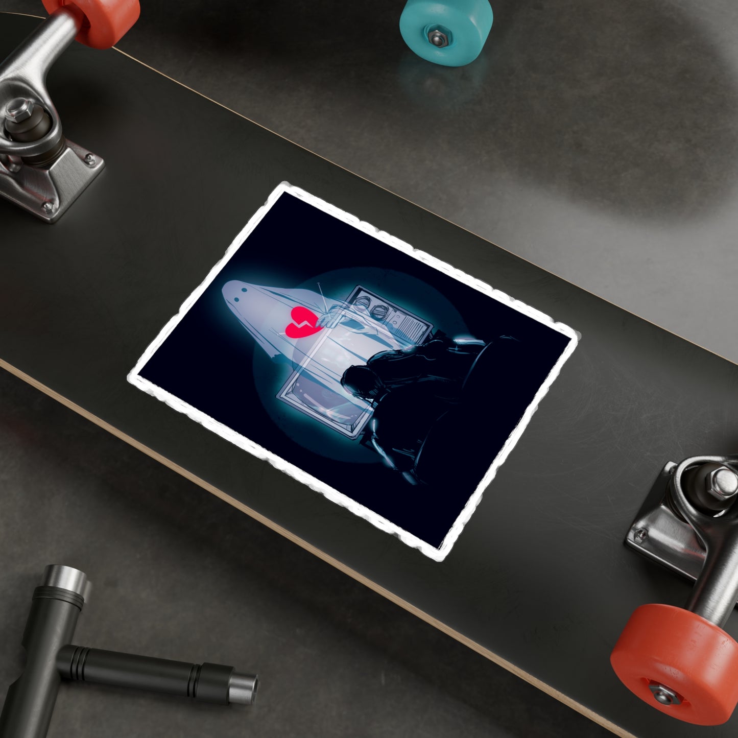 Lost Love Kiss-Cut Vinyl Decal