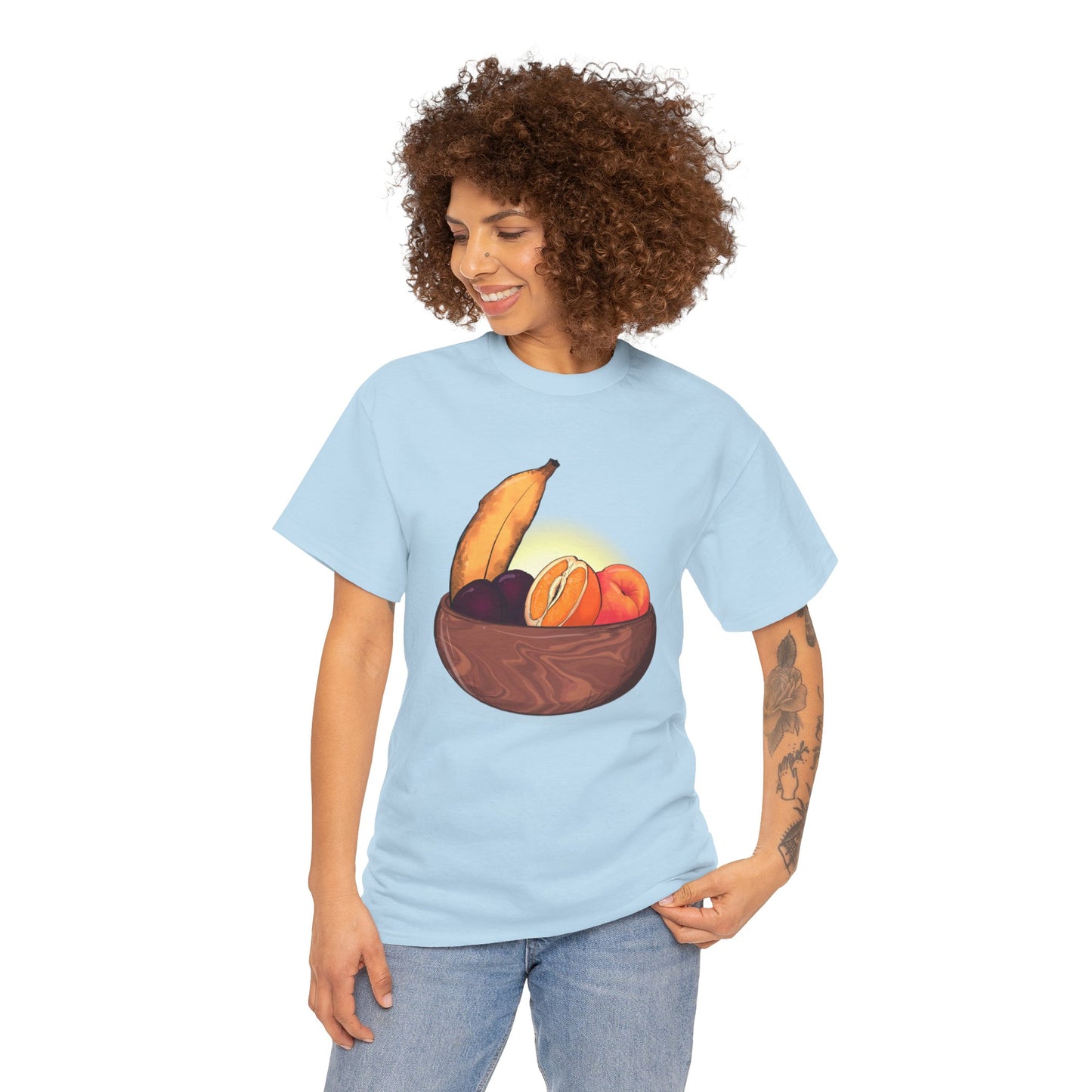 Adult Fruit Basket Unisex Heavy Cotton Tee