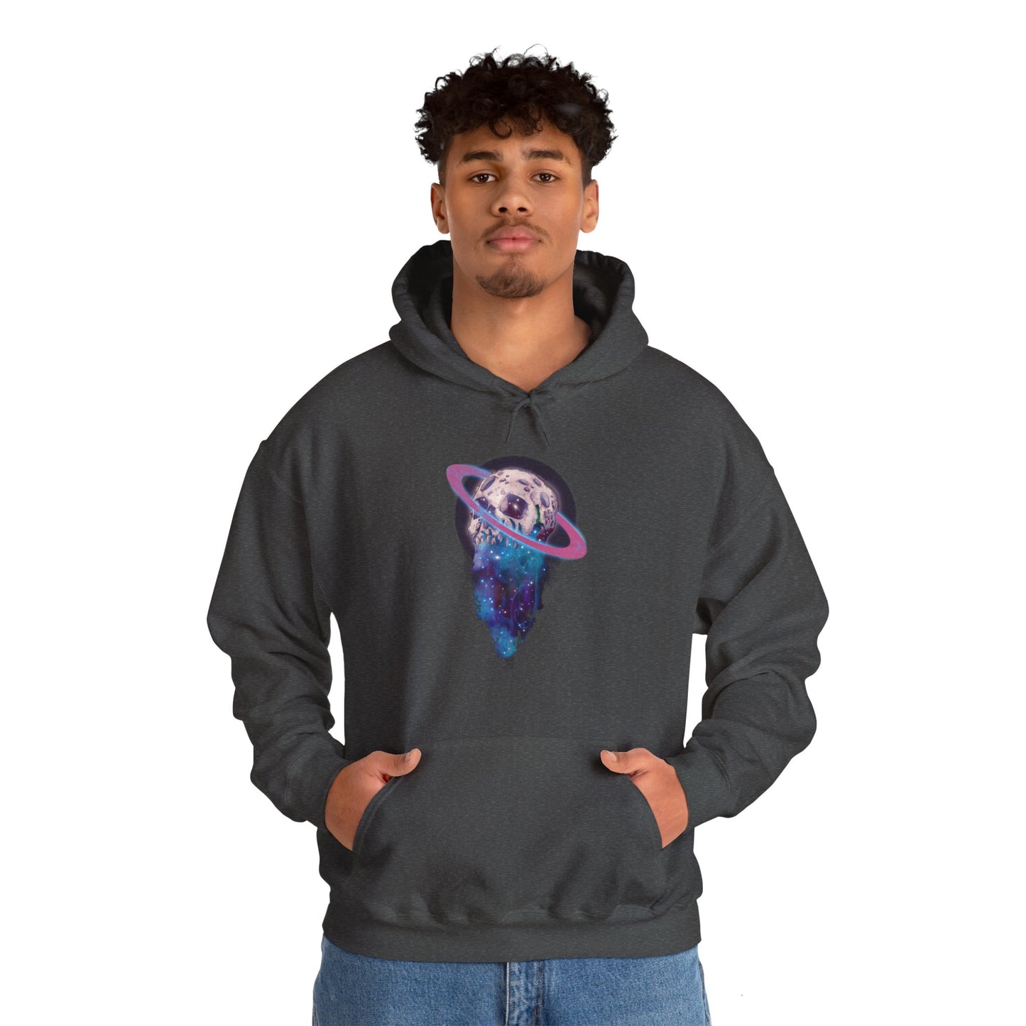 Elemental Skull Space Unisex Heavy Blend Hooded Sweatshirt