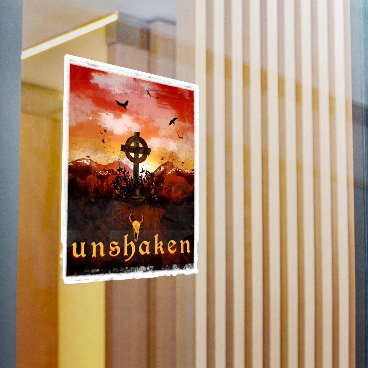 Unshaken Kiss-Cut Vinyl Decal