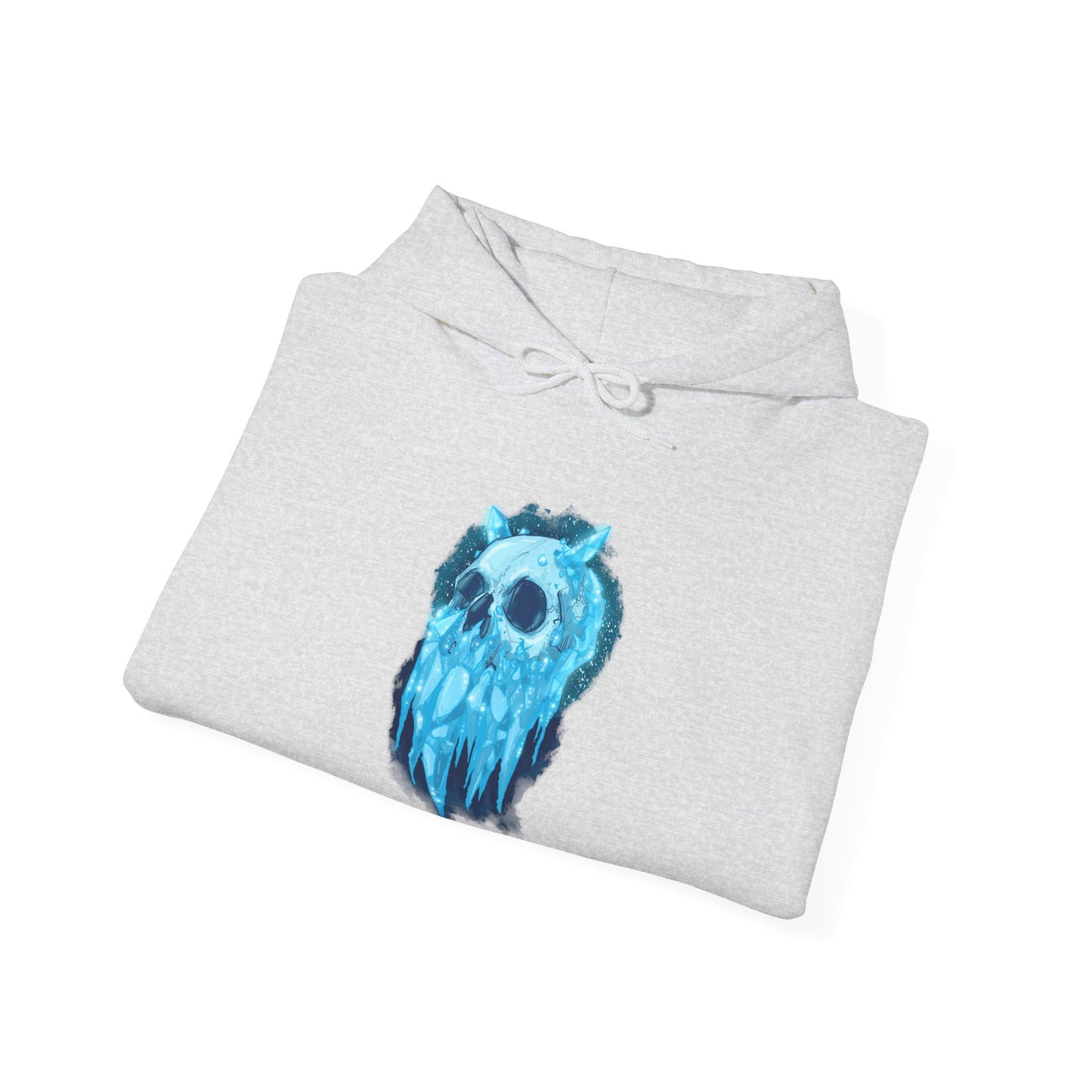 Elemental Skull Ice Unisex Heavy Blend Hooded Sweatshirt