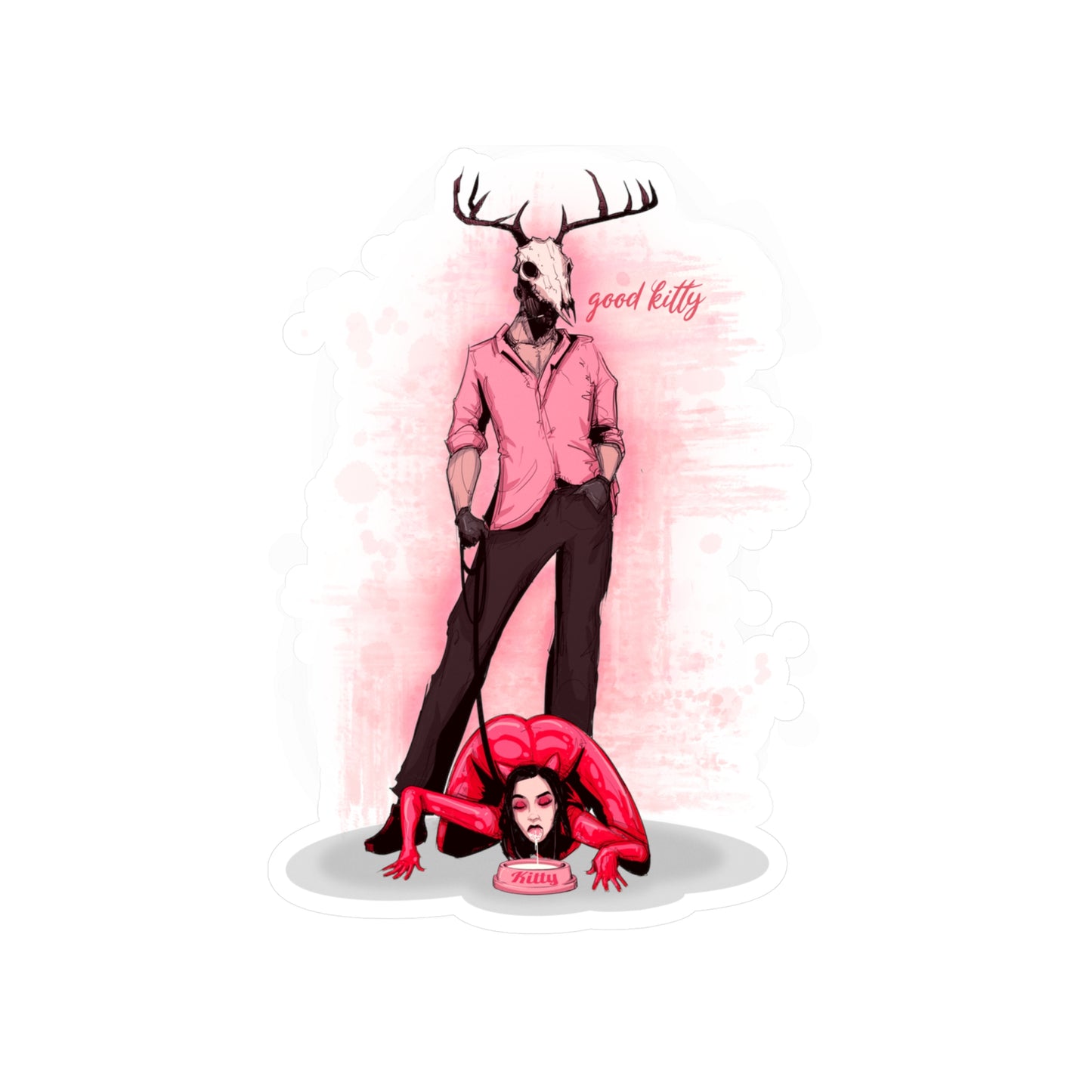 Deer Daddy Series 10: Good Kitty Kiss-Cut Vinyl Decal