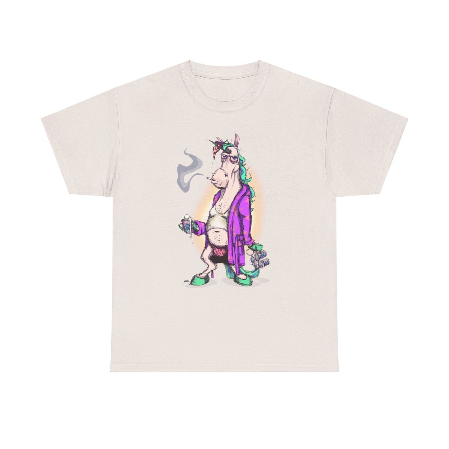 Dontgiveafuckacorn Unisex Heavy Cotton Tee