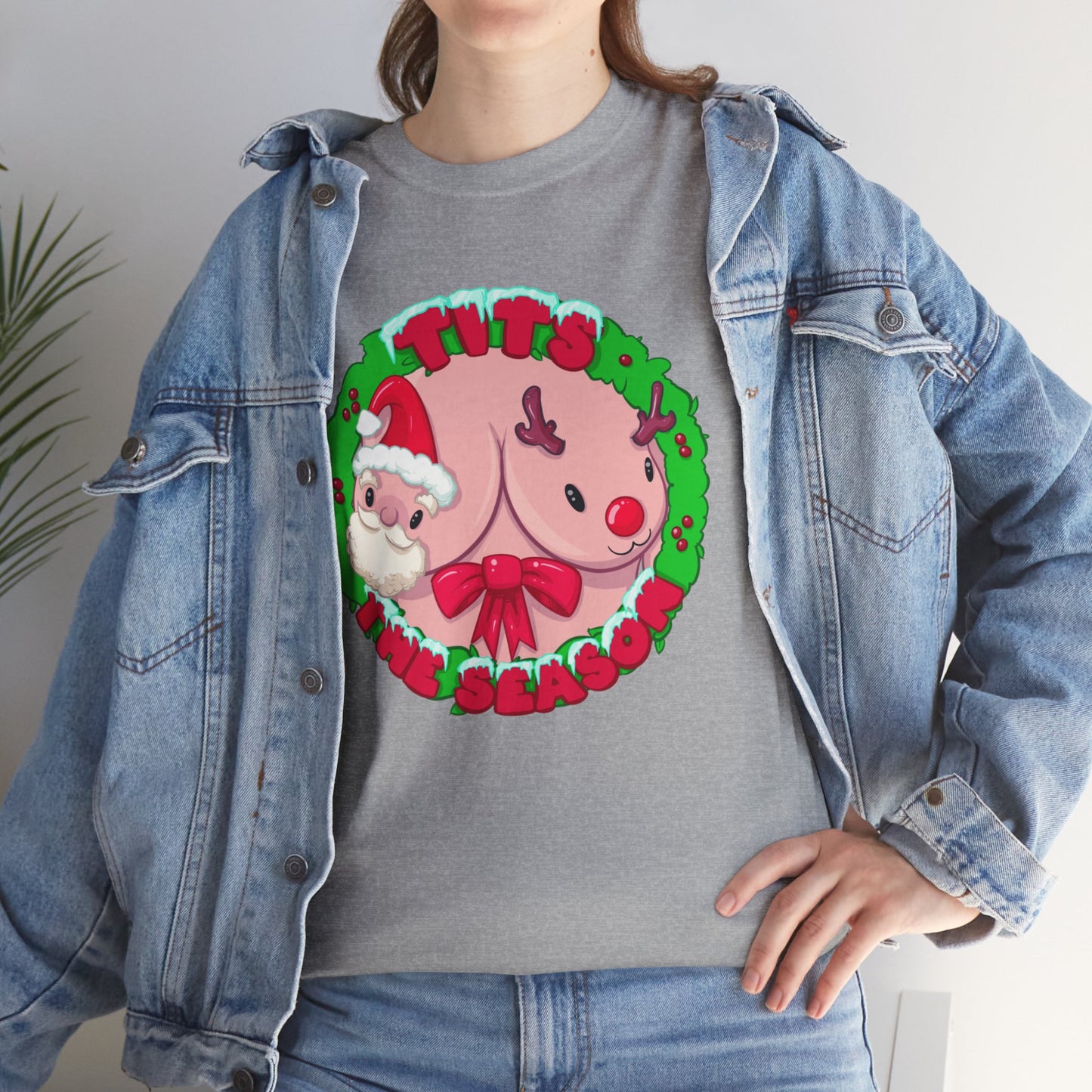 Tits The Season Unisex Heavy Cotton Tee