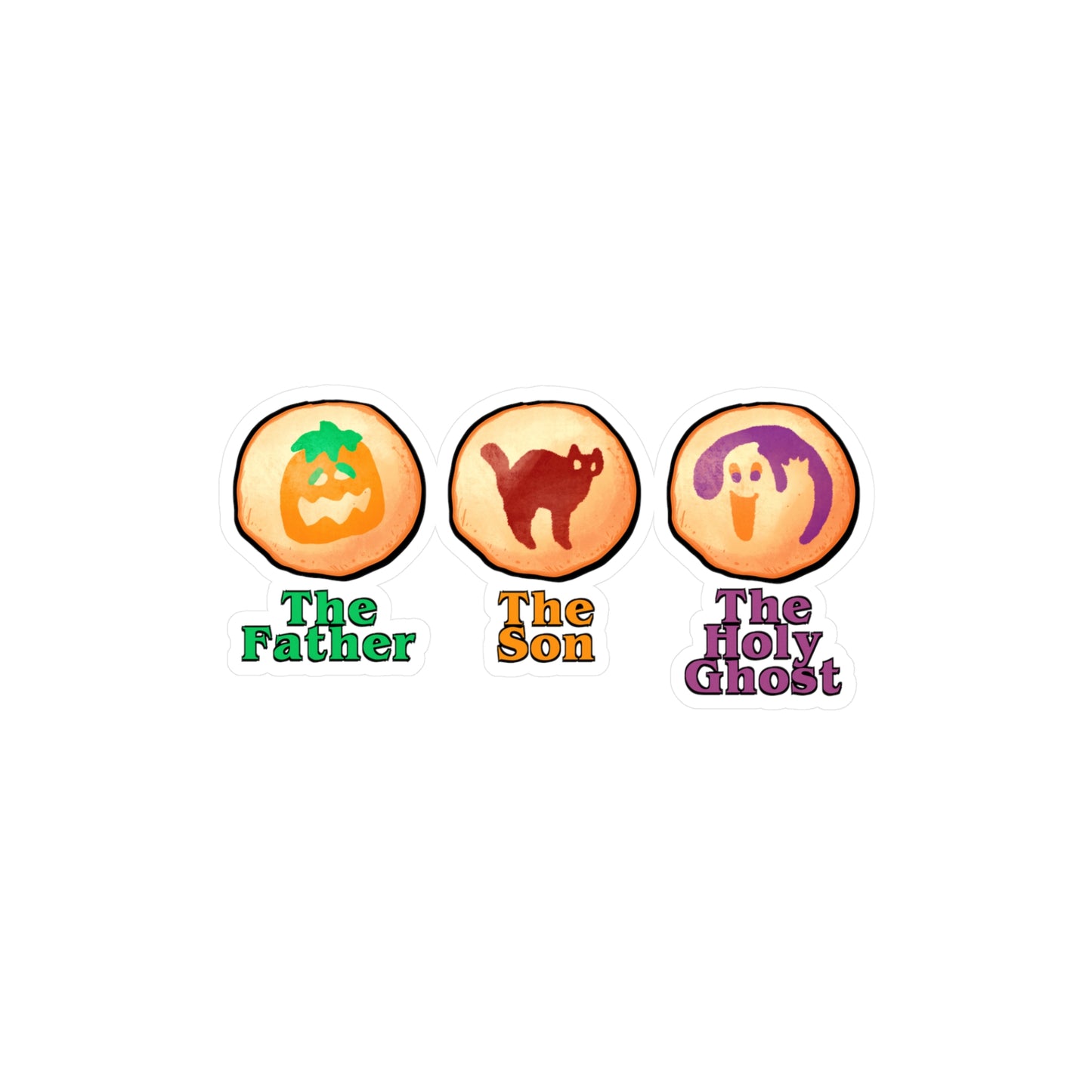 Spooky Cookies Kiss-Cut Vinyl Decal