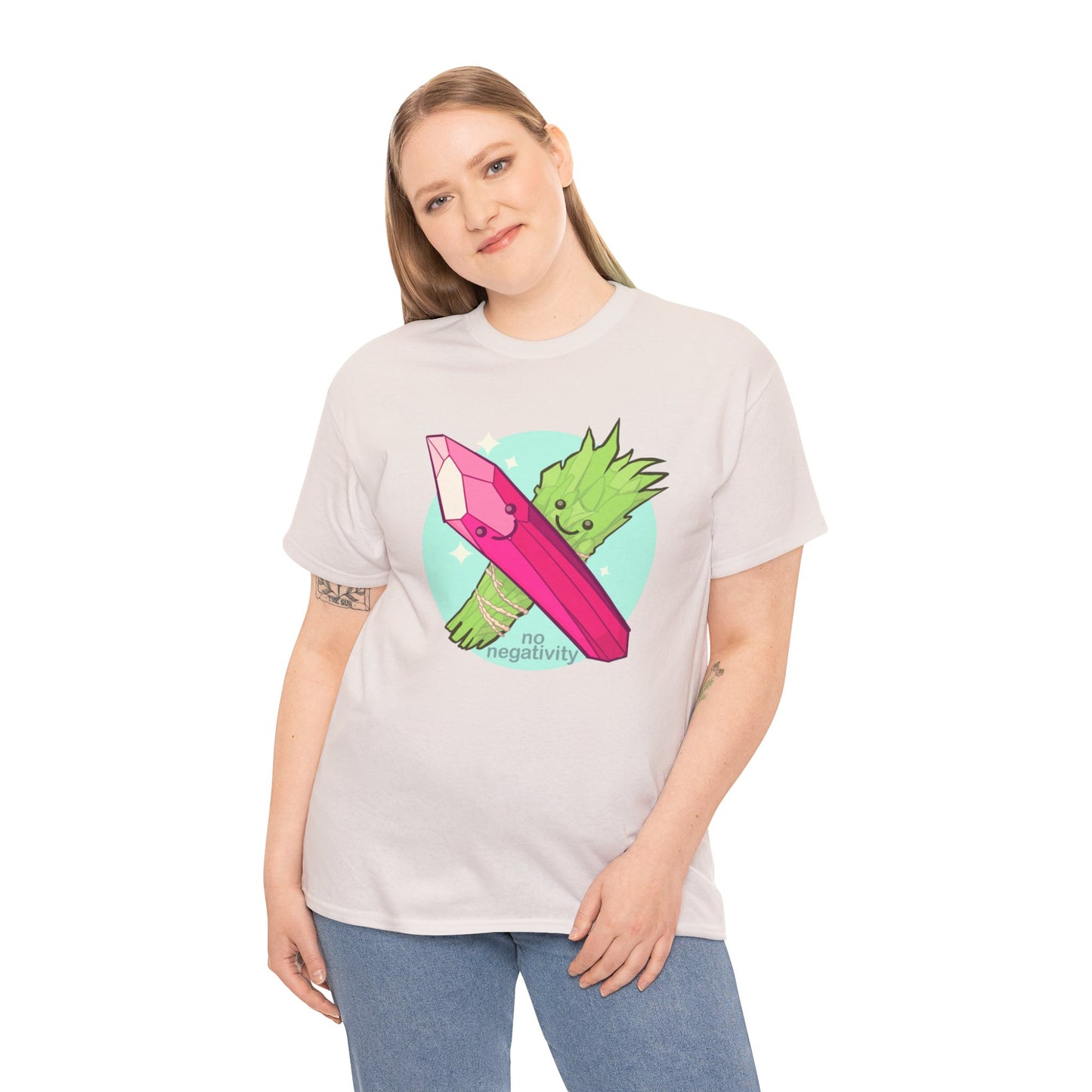 No Negativity Unisex Heavy Cotton Tee