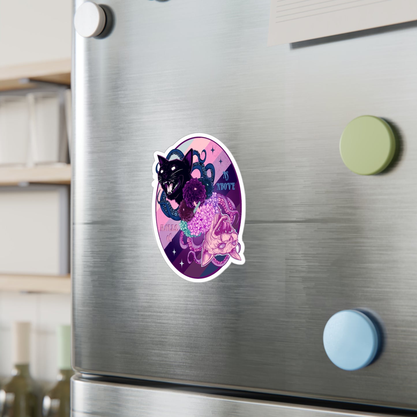 As Above So Below Pastel Goth Kiss-Cut Vinyl Decal