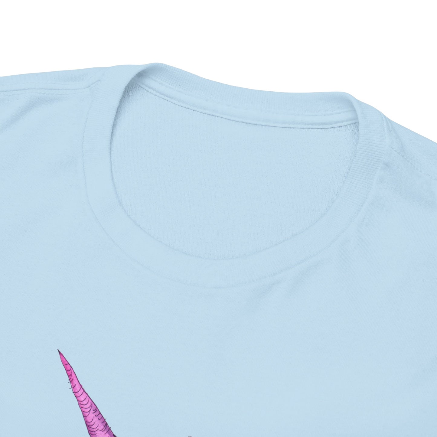 Unicorn Skull Unisex Heavy Cotton Tee