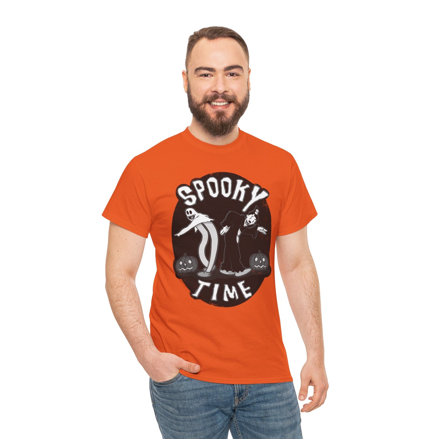 Spooky Time Unisex Heavy Cotton Tee
