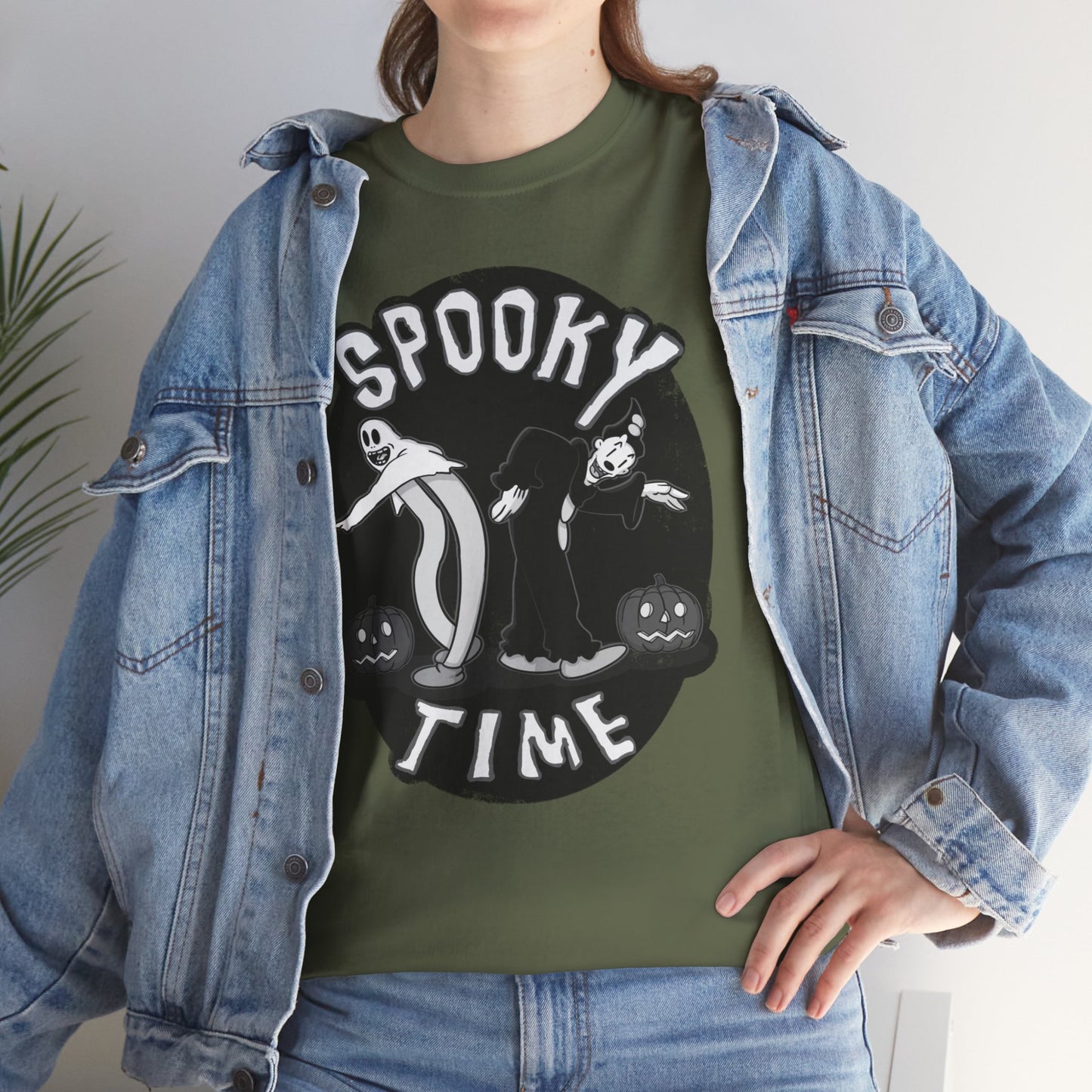 Spooky Time Unisex Heavy Cotton Tee