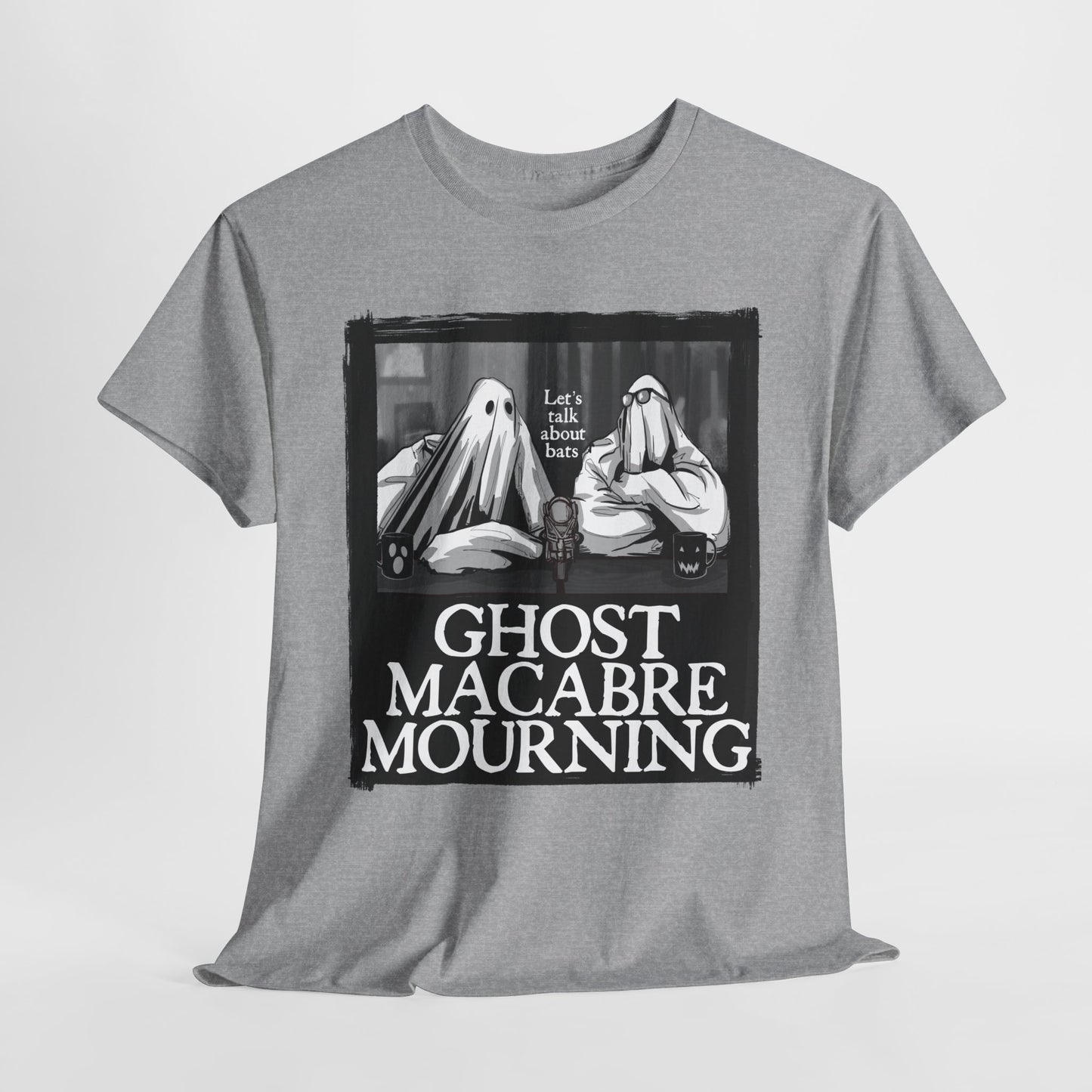Ghost Macabre Mourning Unisex Heavy Cotton Tee