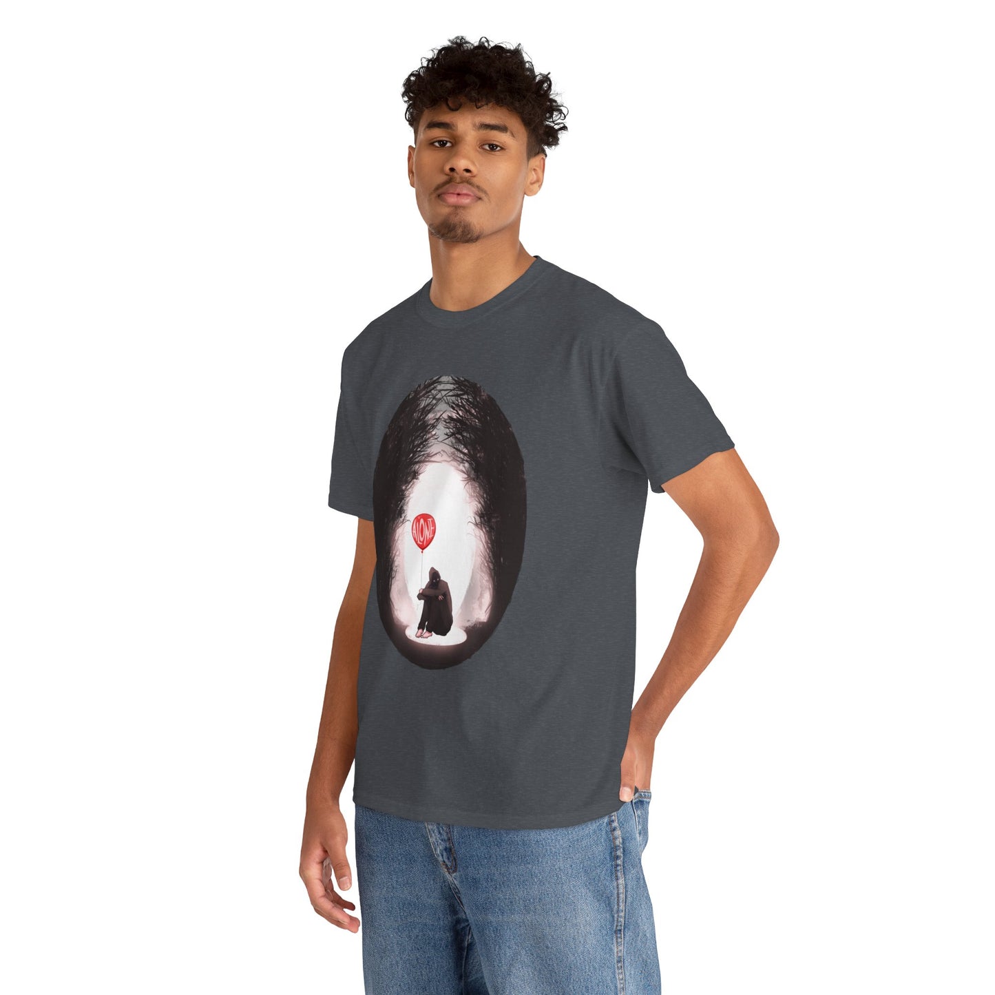 Forever Alone Unisex Heavy Cotton Tee