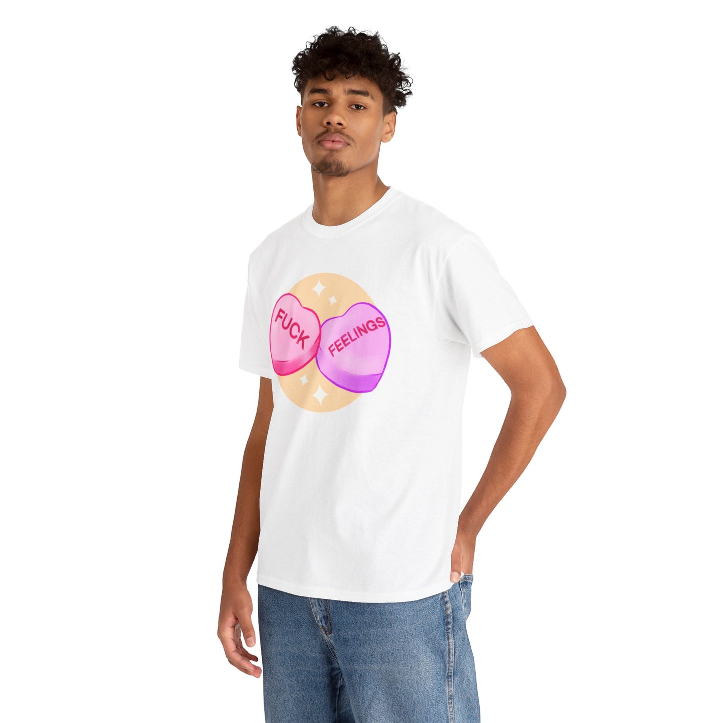 Fuck Feelings Unisex Heavy Cotton Tee