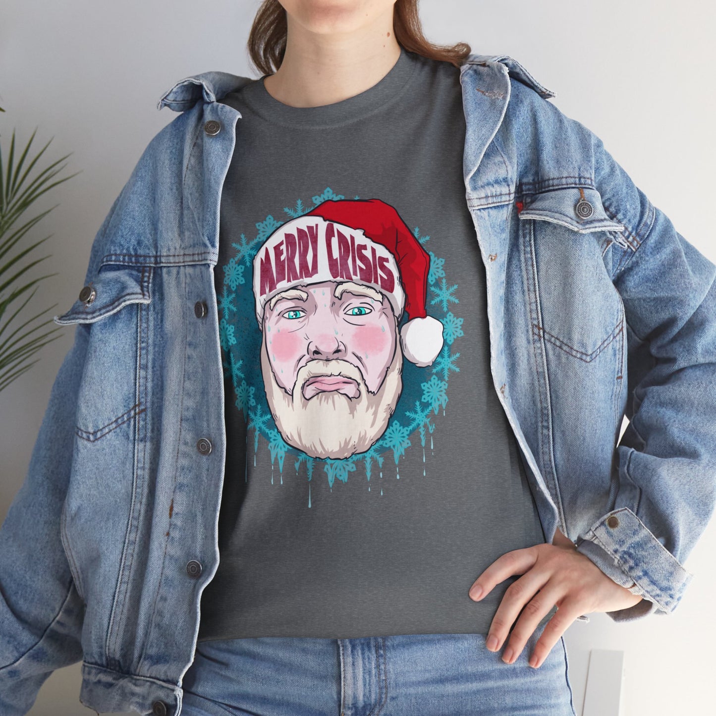 Merry Crisis Unisex Heavy Cotton Tee
