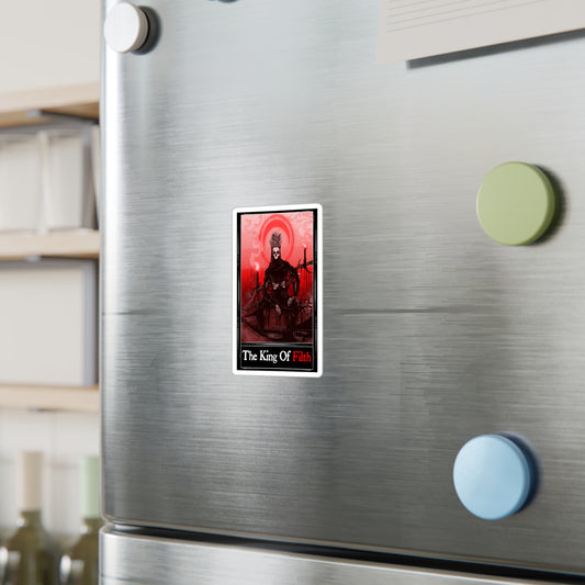 The King Of Filth Tarot Kiss-Cut Vinyl Decal