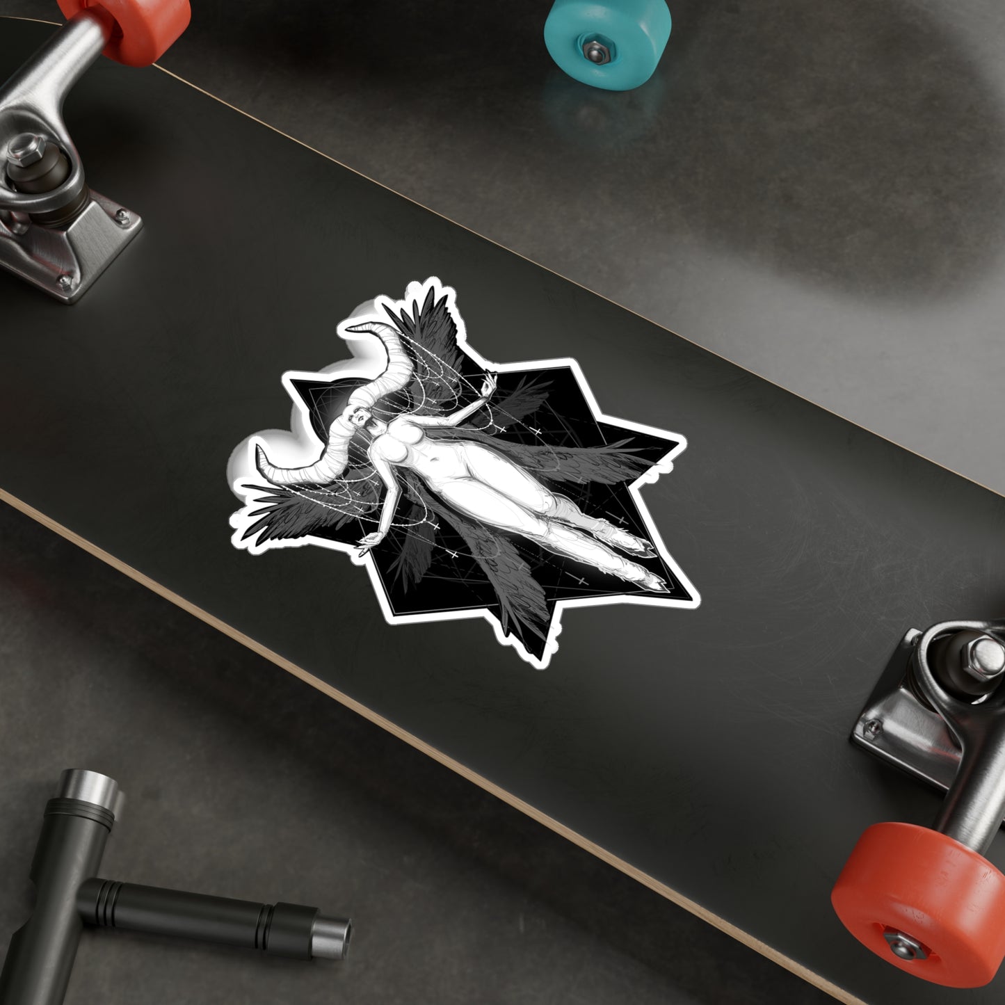 The Deceiver Kiss-Cut Vinyl Decal