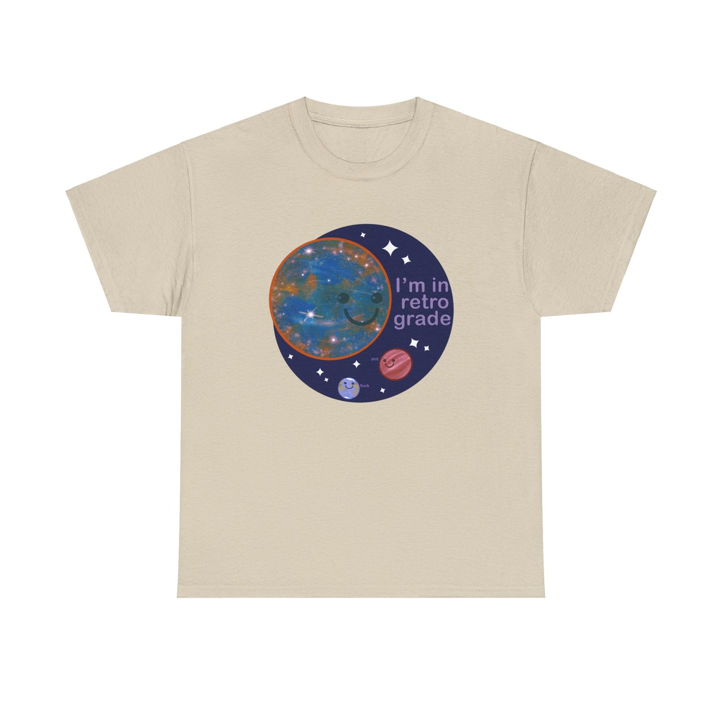 Mercury In Retrograde Unisex Heavy Cotton Tee