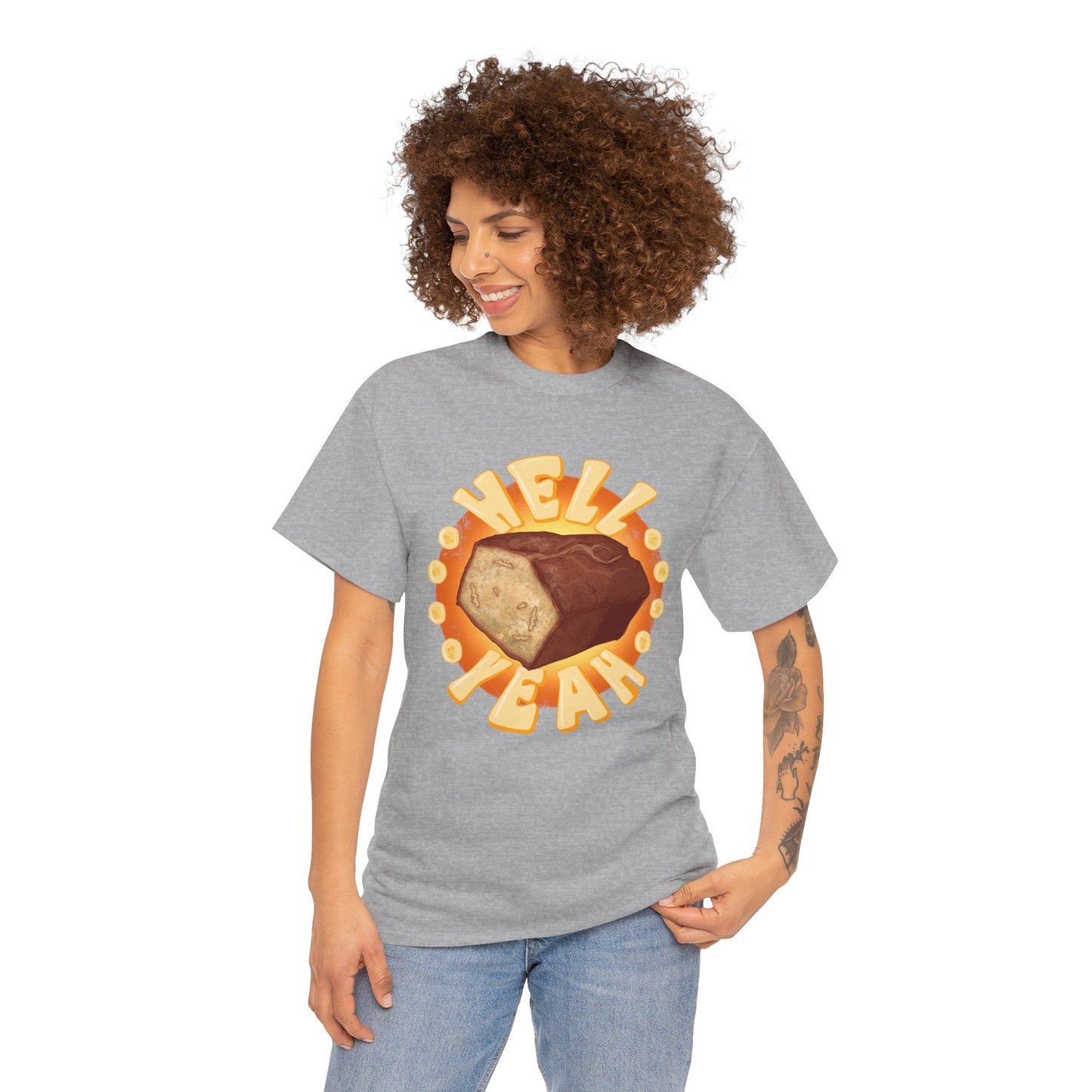 Banana Bread At Work Unisex Heavy Cotton Tee