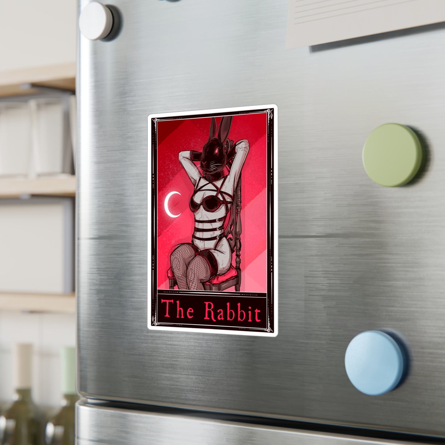 The Rabbit Tarot Kiss-Cut Vinyl Decal