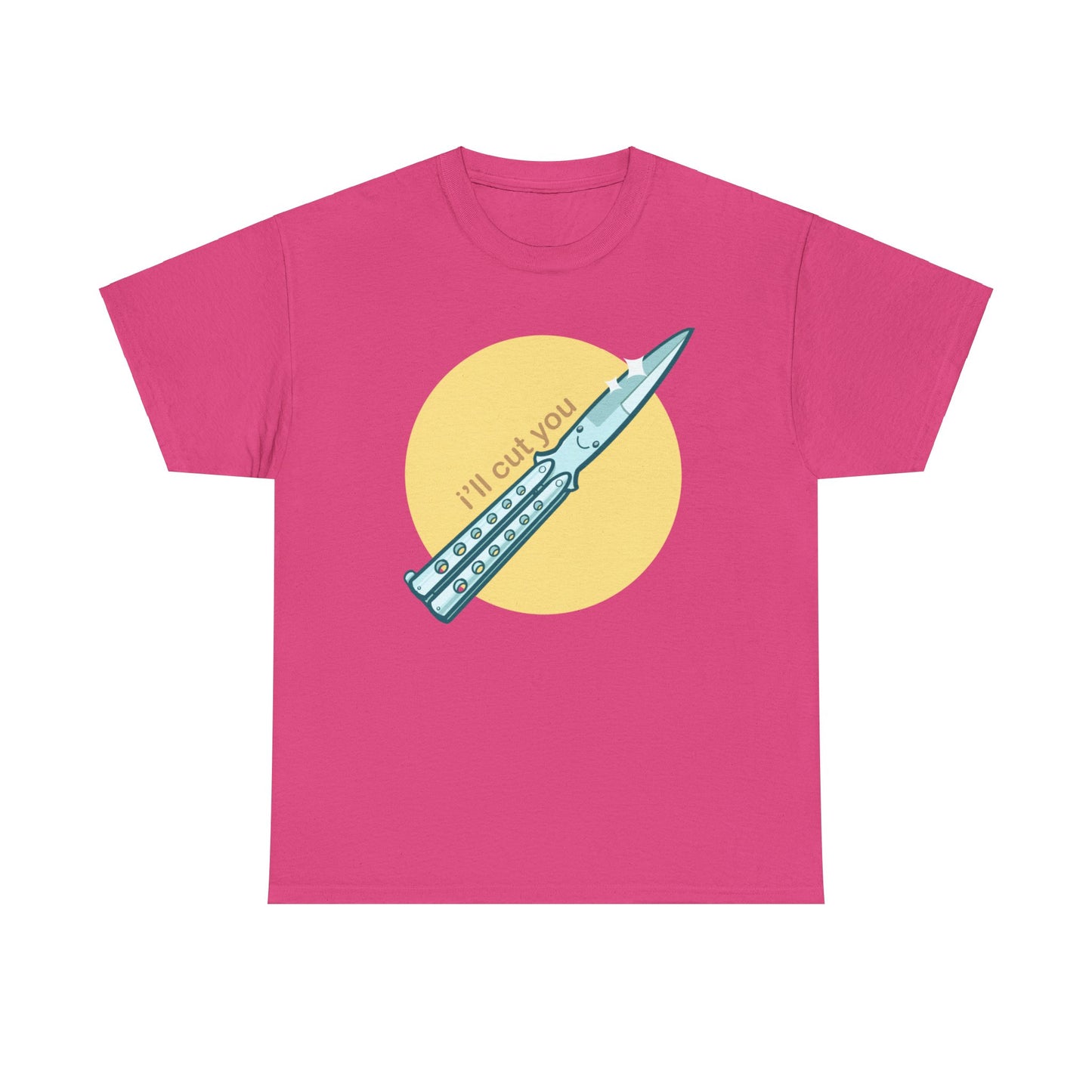 I'll Cut You Unisex Heavy Cotton Tee