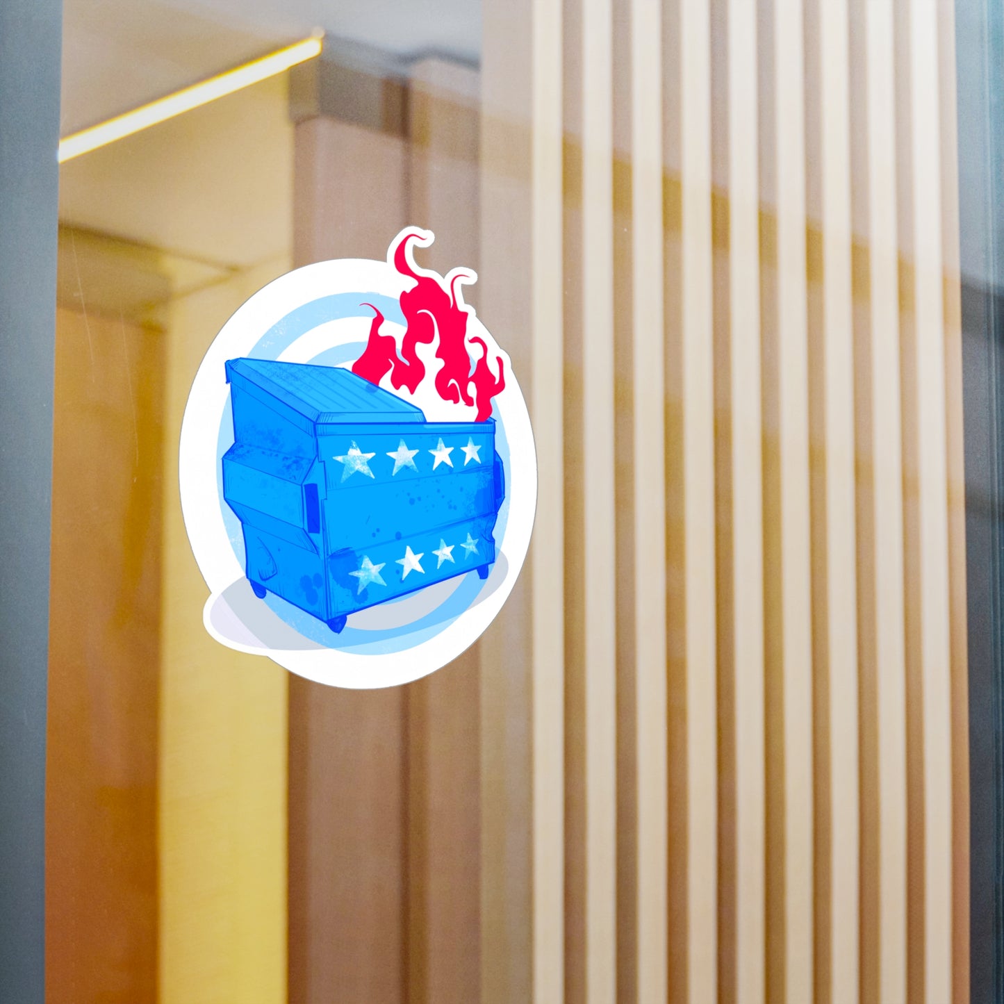 American Dumpster Fire Kiss-Cut Vinyl Decal