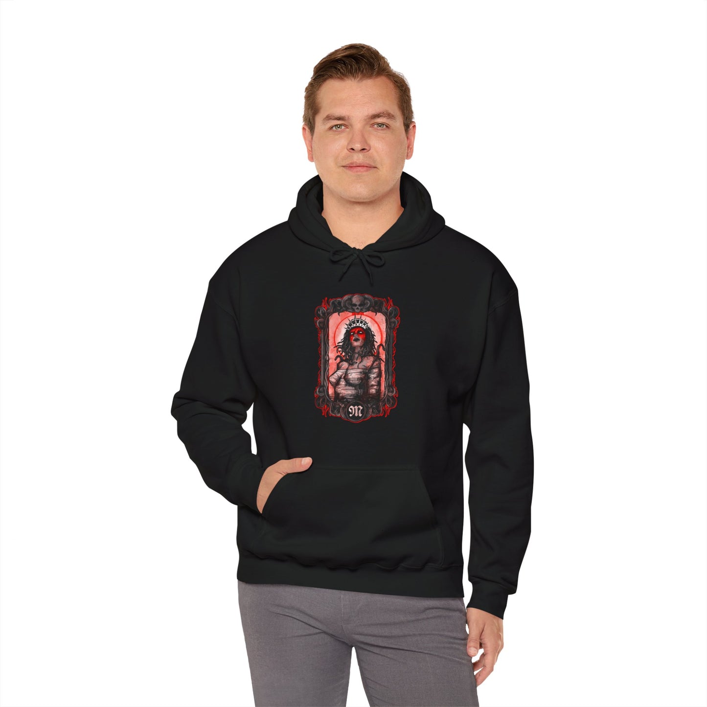Queen Medusa Unisex Heavy Blend Hooded Sweatshirt