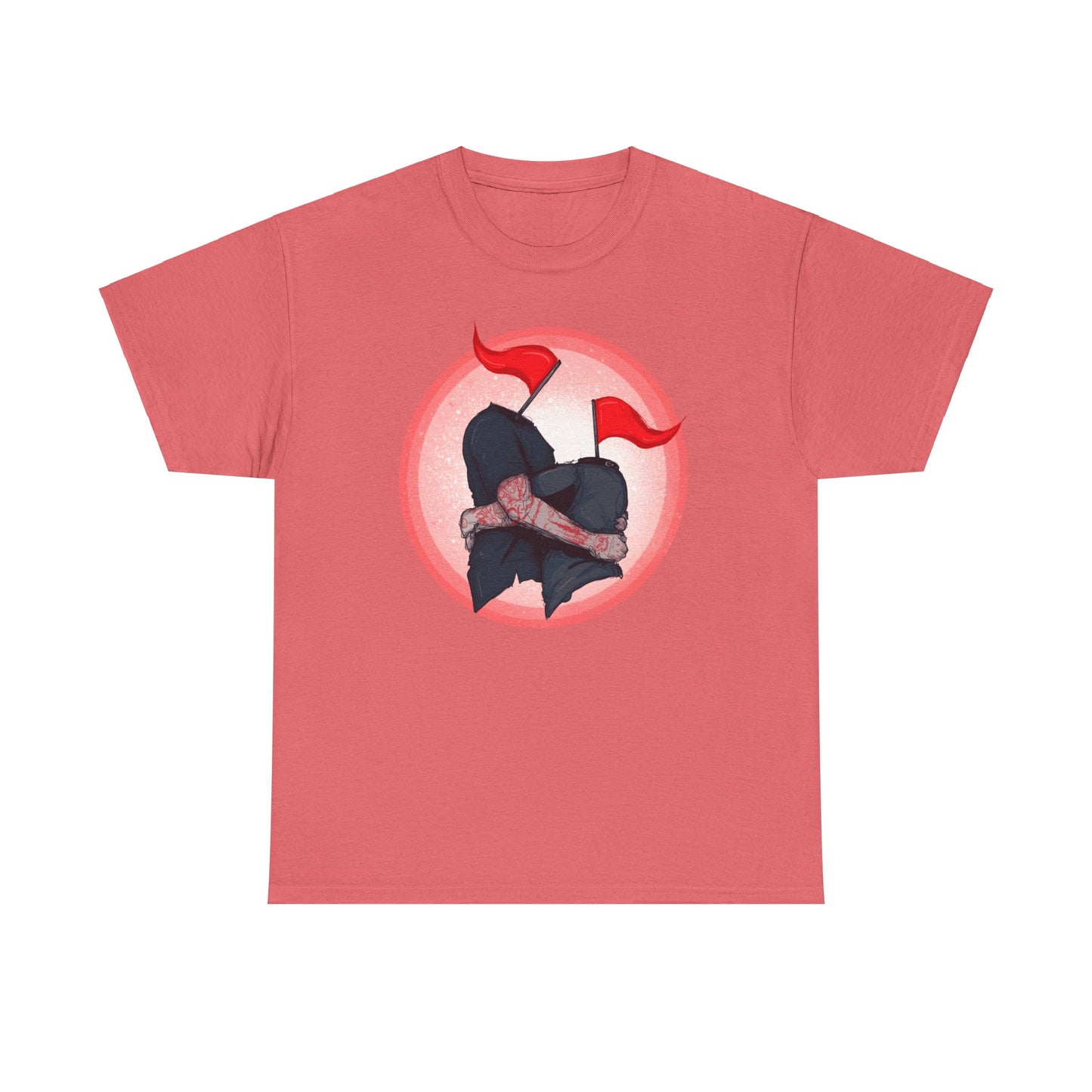 Red Flags Unisex Heavy Cotton Tee