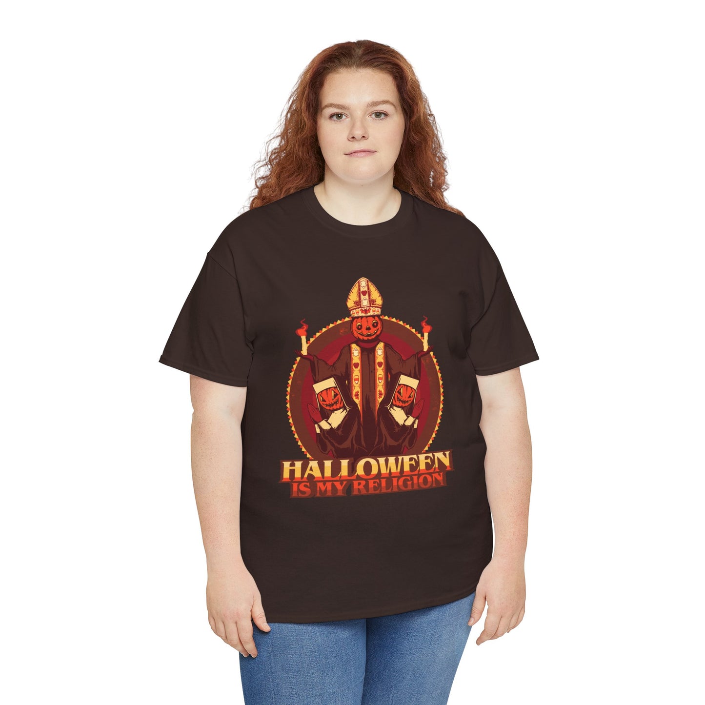 Halloween Is My Religion Unisex Heavy Cotton Tee