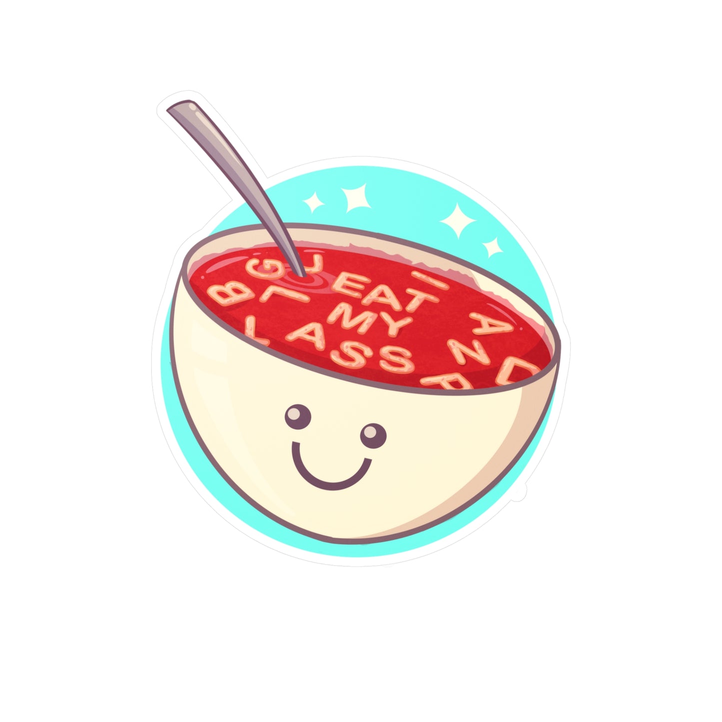 Alphabet Soup Kiss-Cut Vinyl Decal