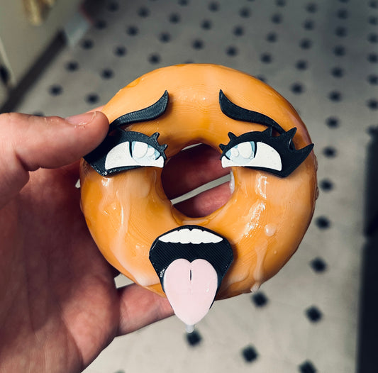 Glazed Donut 3D Print Resin Fridge Magnet
