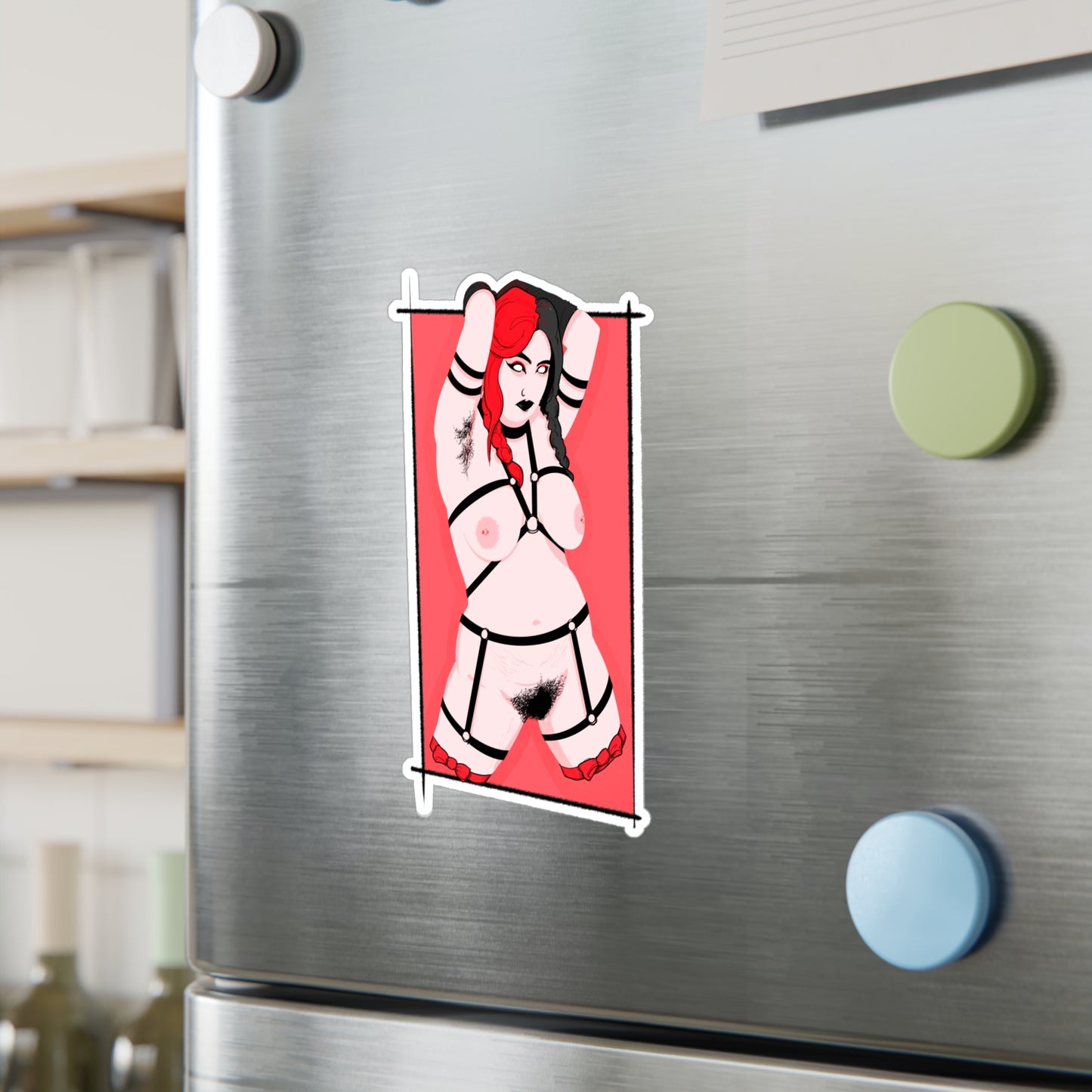 Natural Queen Kiss-Cut Vinyl Decal