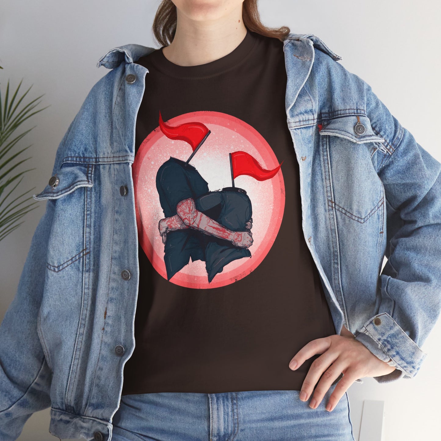 Red Flags Unisex Heavy Cotton Tee