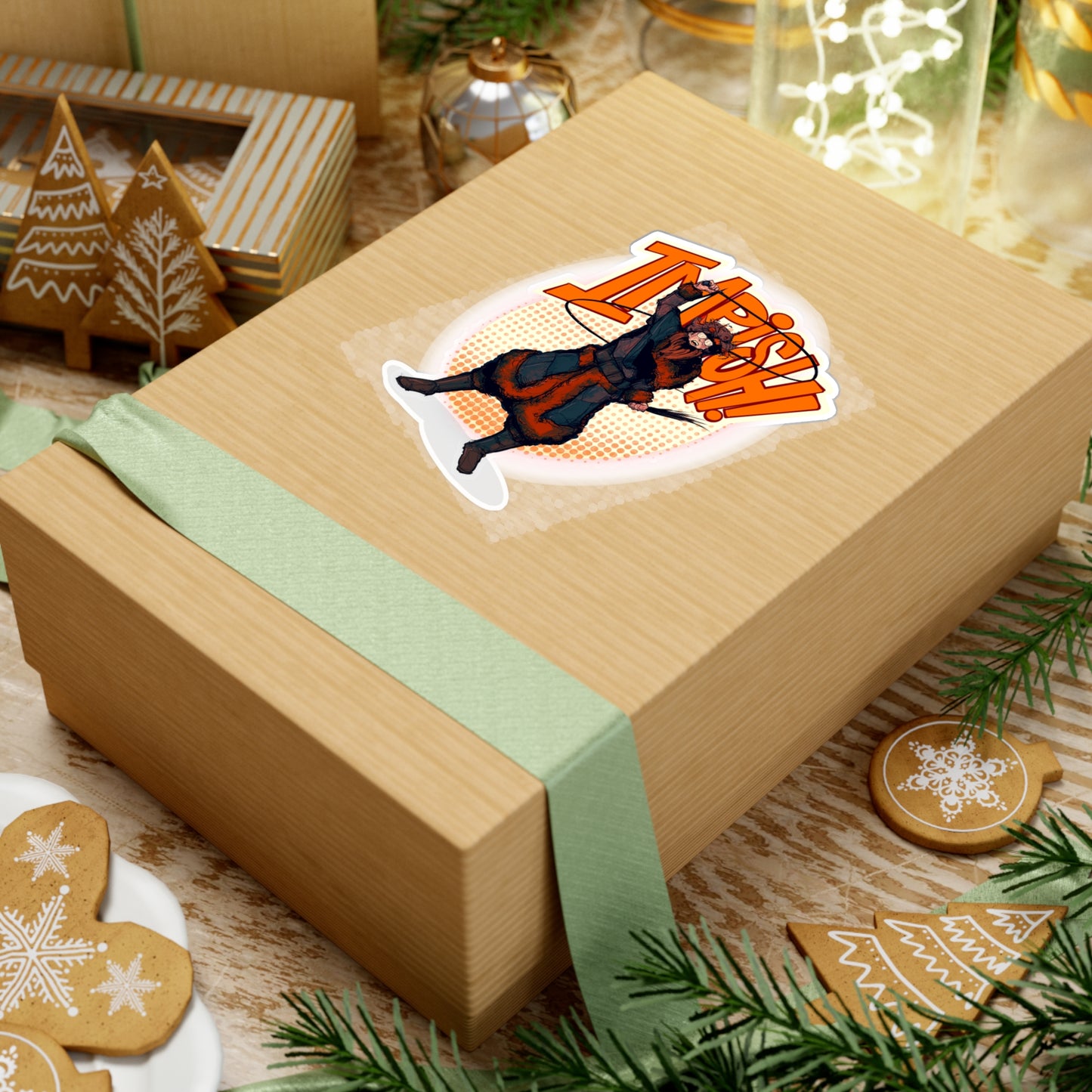 Impish Kiss-Cut Vinyl Decal