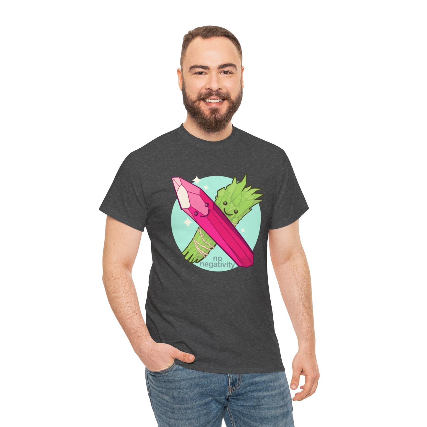 No Negativity Unisex Heavy Cotton Tee