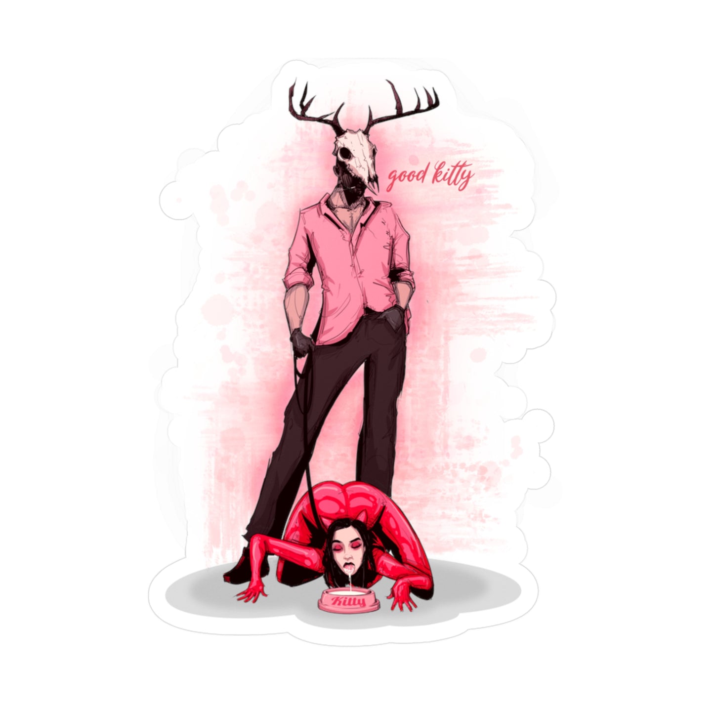 Deer Daddy Series 10: Good Kitty Kiss-Cut Vinyl Decal