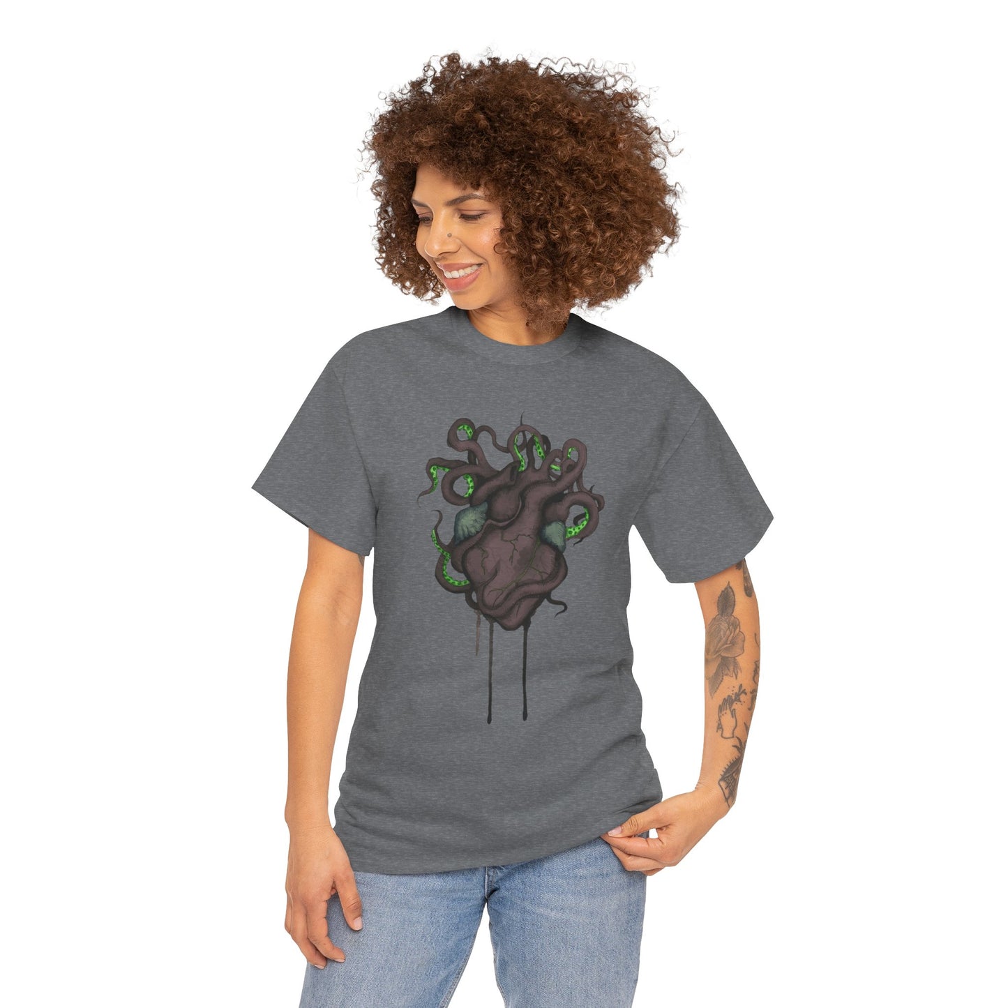 Black Heart Unisex Heavy Cotton Tee