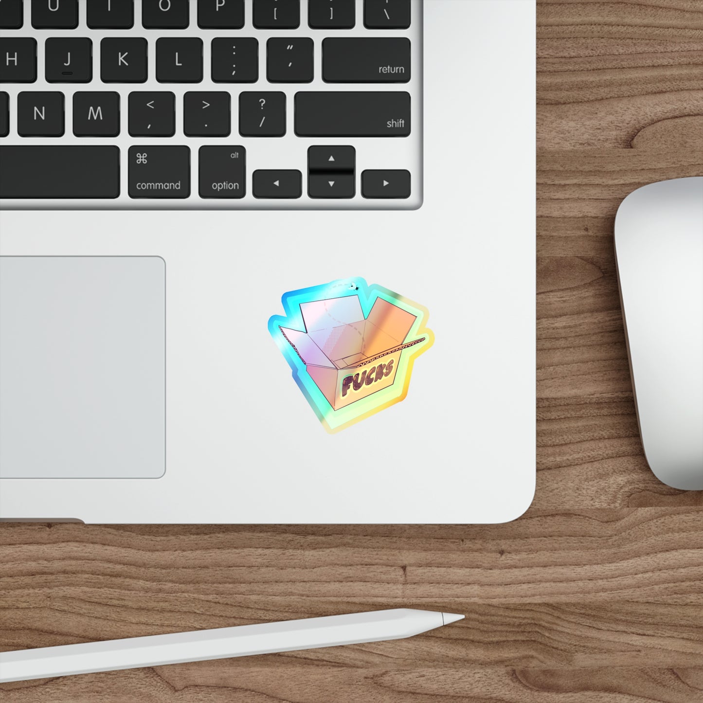 No Fucks Left Holographic Die-cut Stickers