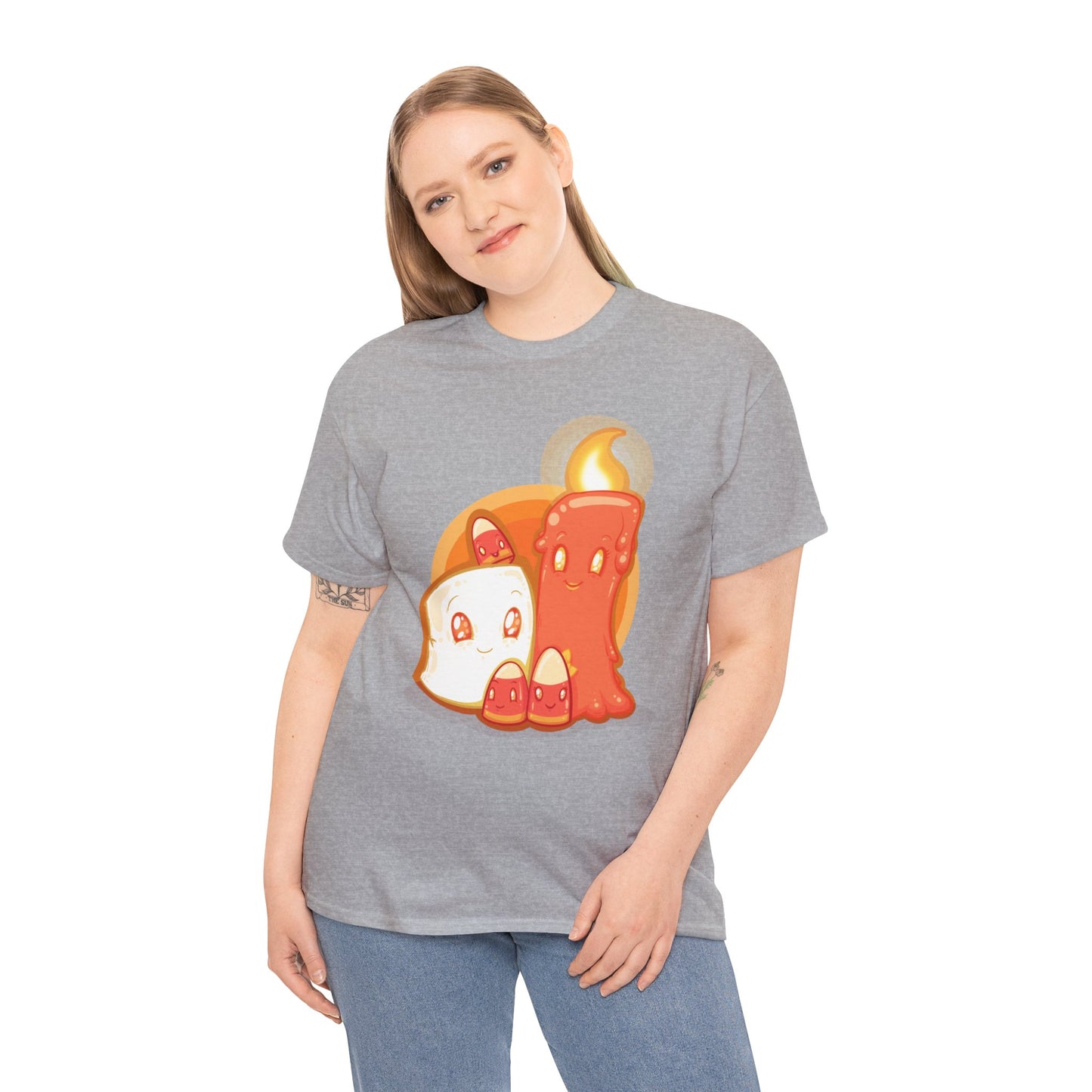 How Candy Corn Is Made Unisex Heavy Cotton Tee