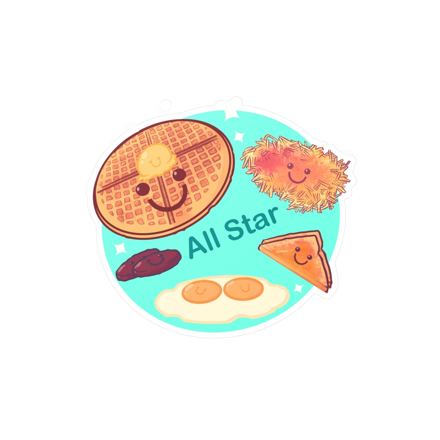 All Star Breakfast Kiss-Cut Vinyl Decal