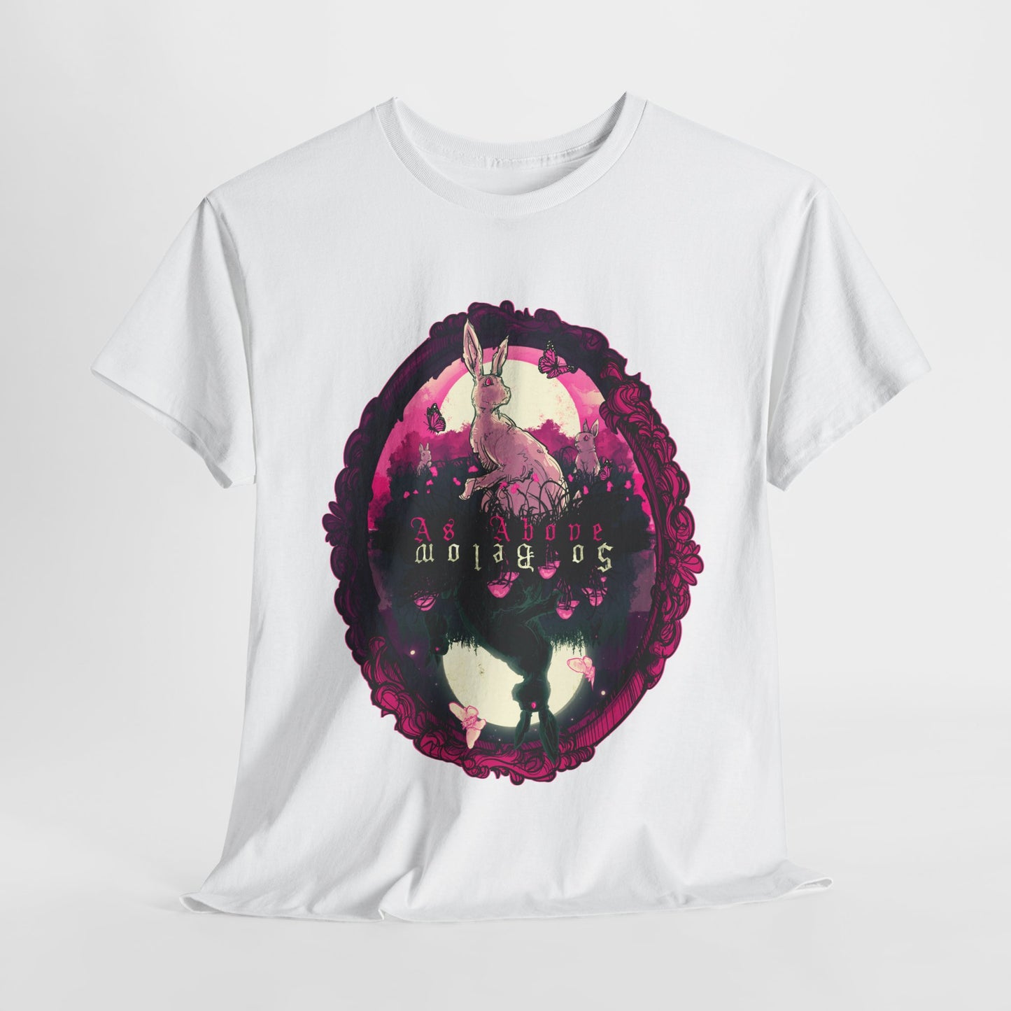 As Above So Below Spring Unisex Heavy Cotton Tee