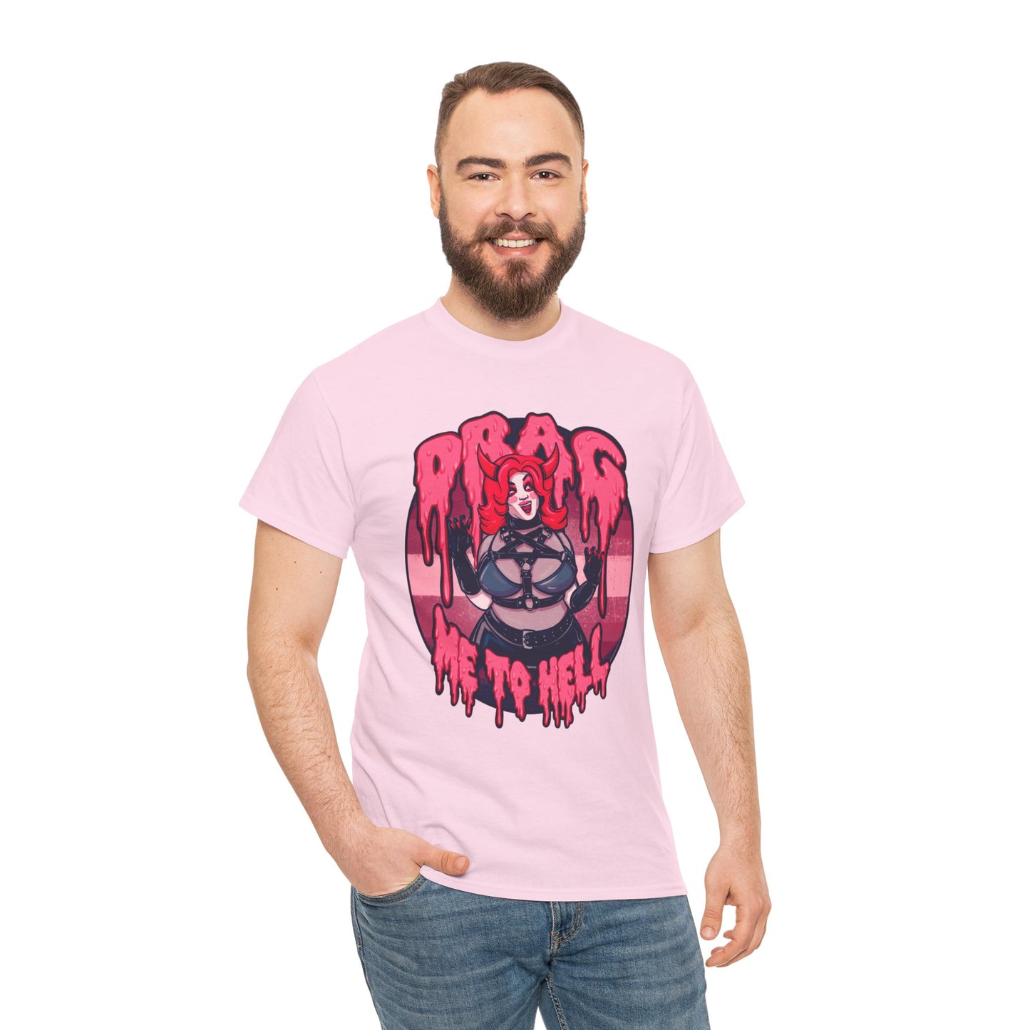 Drag Me To Hell Unisex Heavy Cotton Tee