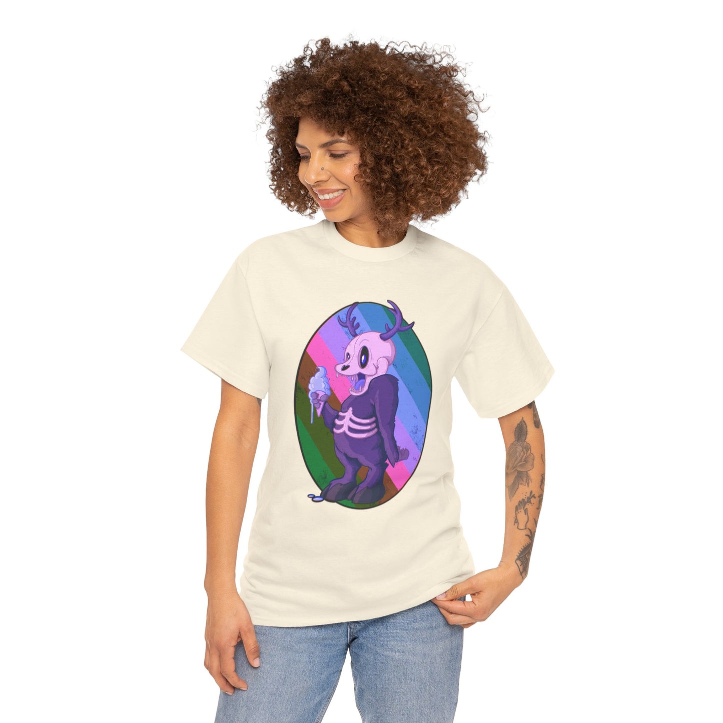 Monster Ice Cream Unisex Heavy Cotton Tee
